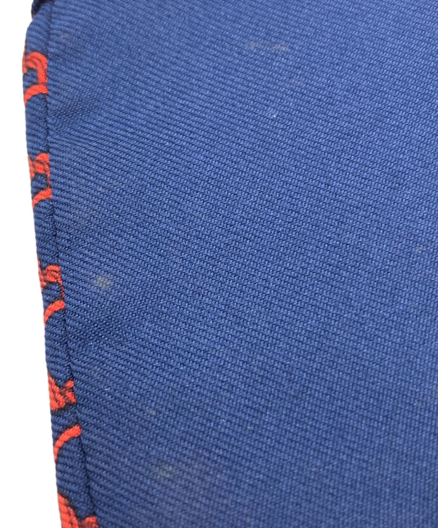 中古・古着通販】HERMES (エルメス) ネクタイ レッド×ネイビー サイズ
