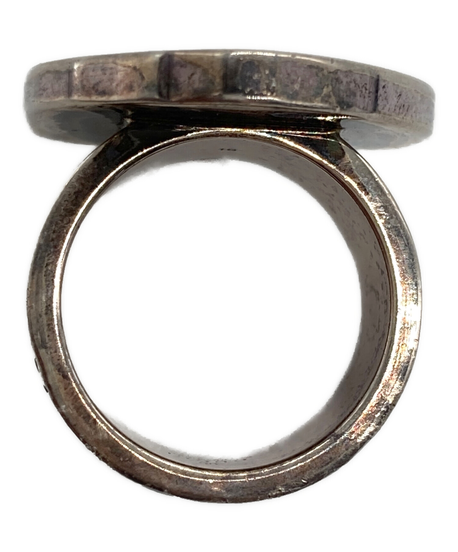 中古・古着通販】GUCCI (グッチ) シルバーリング シルバー サイズ:16号 