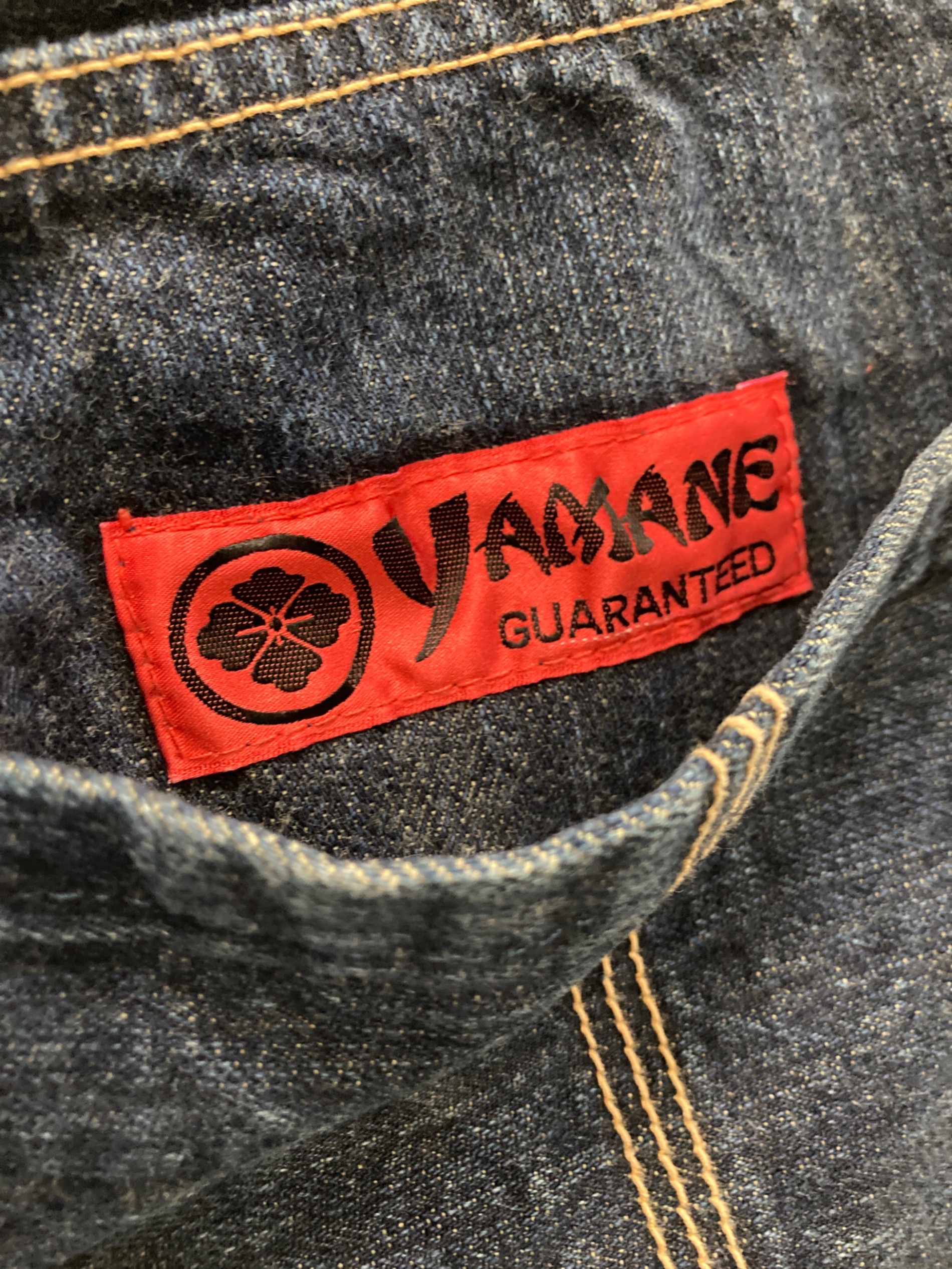 中古・古着通販】YAMANE (ヤマネ) デニムパンツ ネイビー サイズ