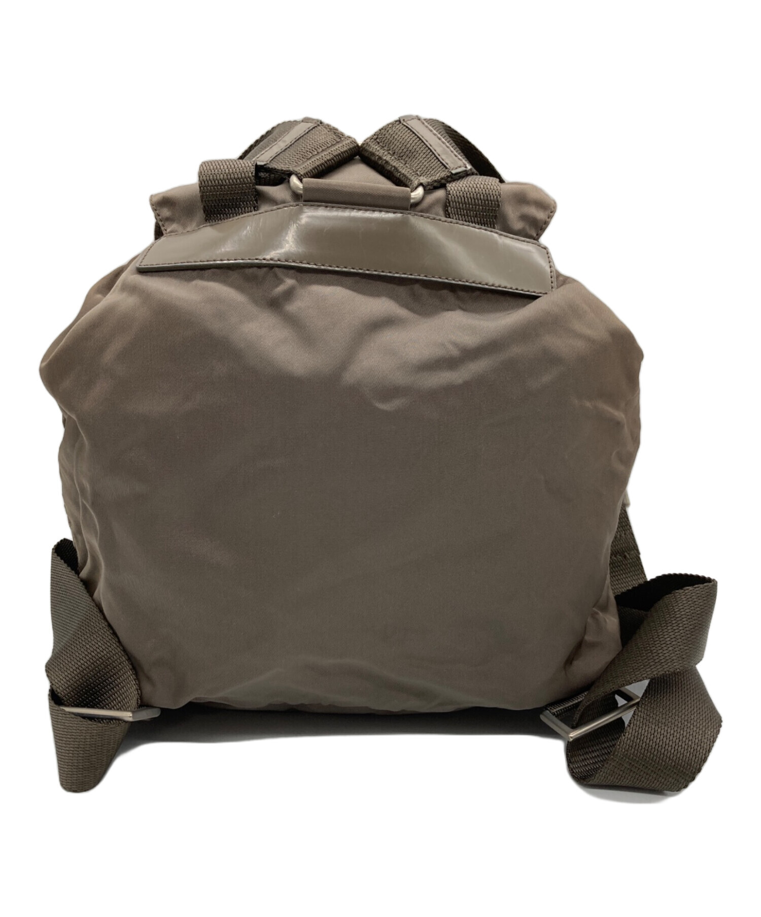 中古・古着通販PRADA (プラダ) ナイロンリュック グレー｜ブランド