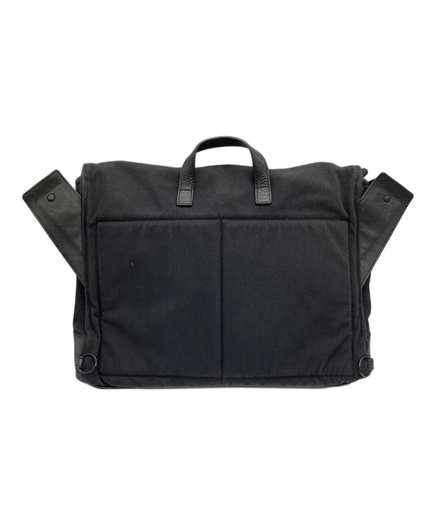 old porter ポーター　メッセンジャーバッグ　黒　ブラック　古着　90s 中古・古着通販】PORTER (ポーター) メッセンジャーバッグ ブラック