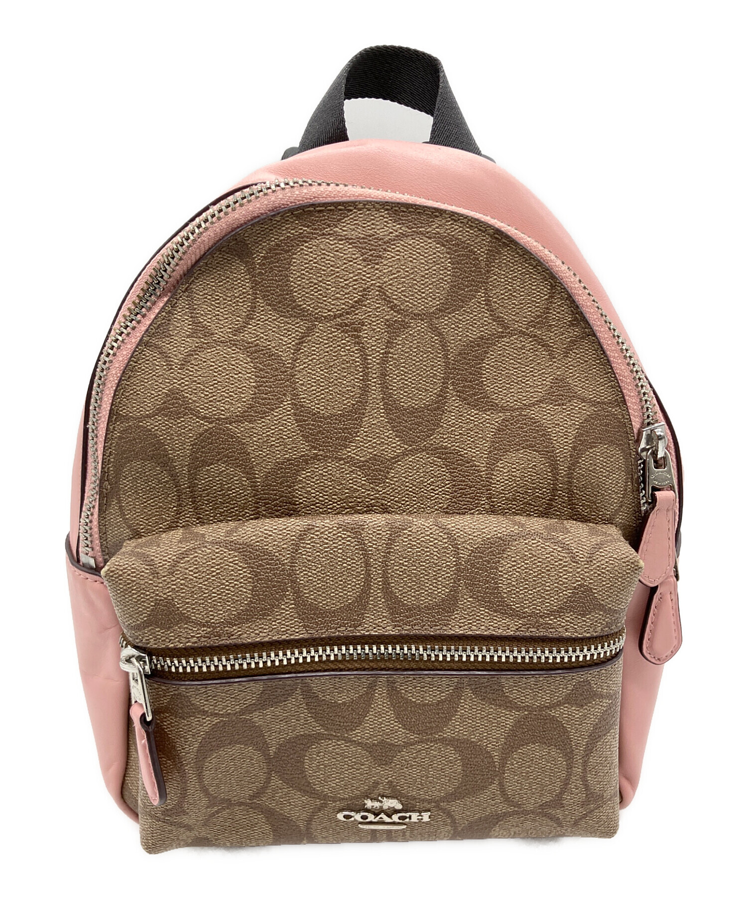 COACH リュック・バックパック ブラウン・ピンク　新品未使用品 中古・古着通販】COACH (コーチ) リュック ブラウン×ピンク｜ブランド