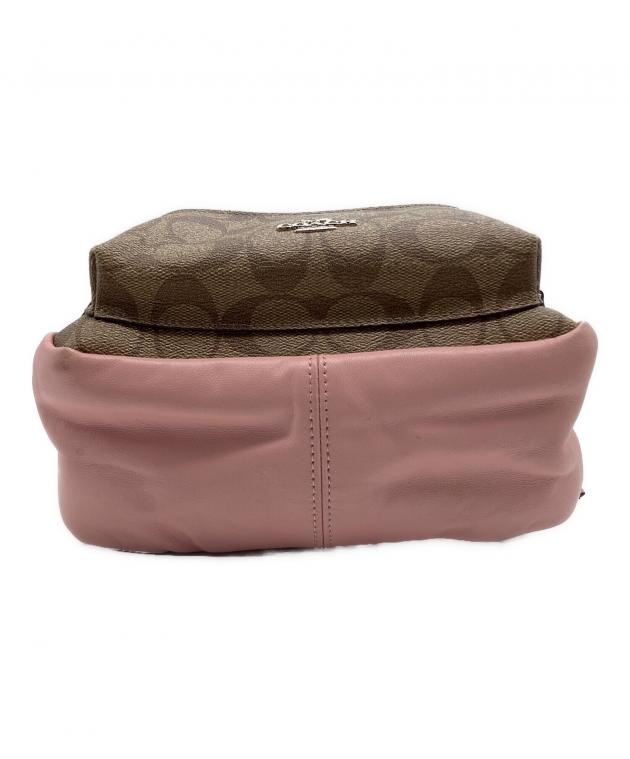中古・古着通販】COACH (コーチ) リュック ブラウン×ピンク｜ブランド