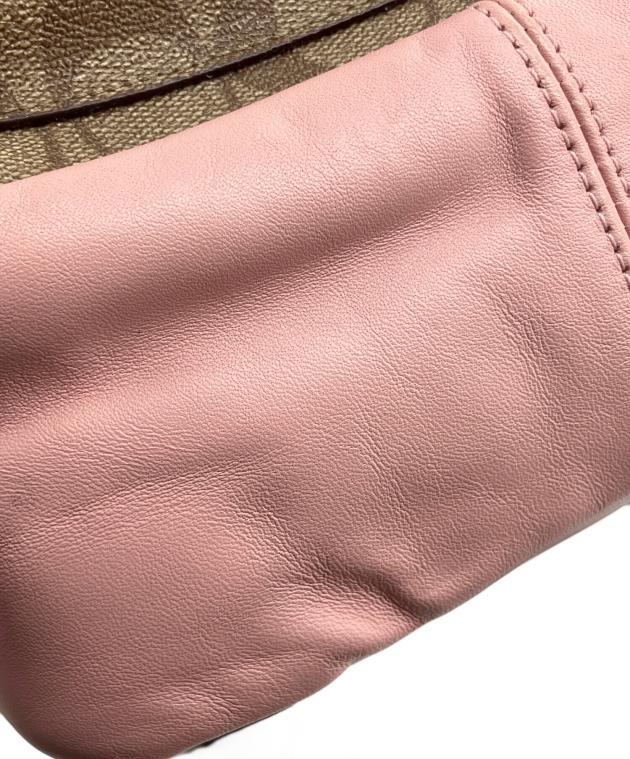 中古・古着通販】COACH (コーチ) リュック ブラウン×ピンク｜ブランド