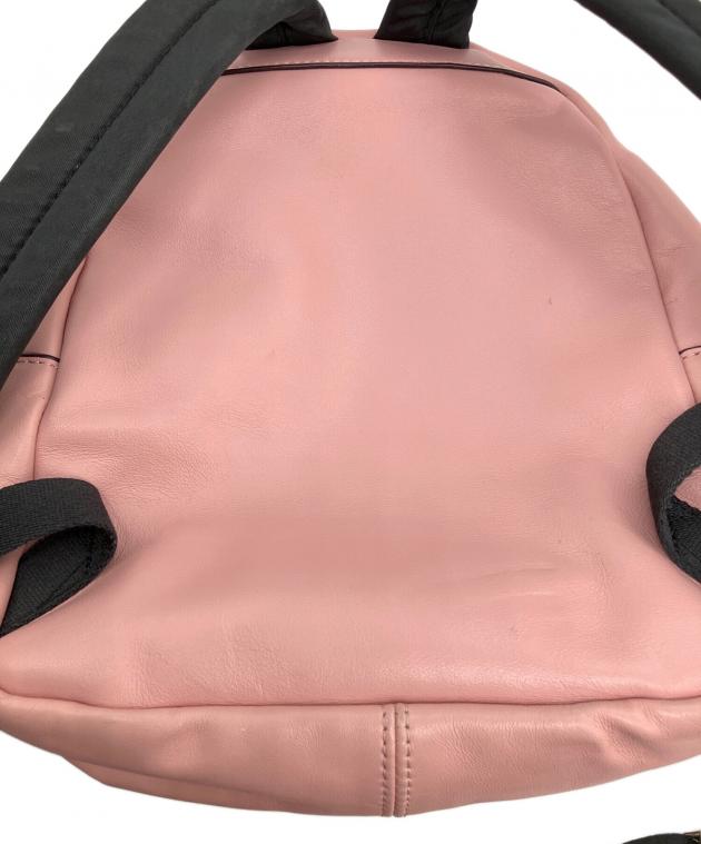中古・古着通販】COACH (コーチ) リュック ブラウン×ピンク｜ブランド
