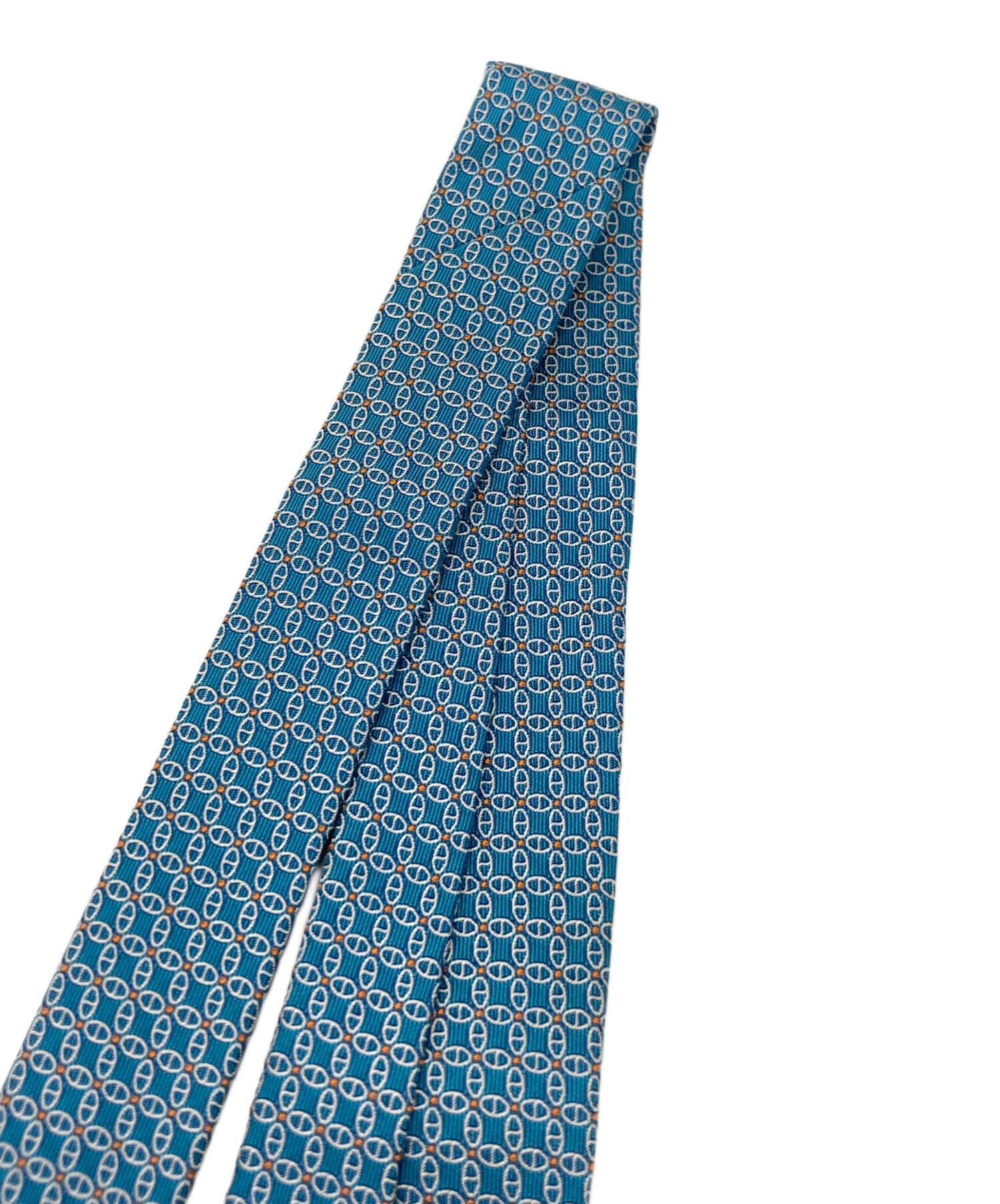 正規品◇エルメス　ネクタイ　未使用級　ティファニーブルー 中古・古着通販】HERMES (エルメス) ネクタイ ブルー サイズ:無し