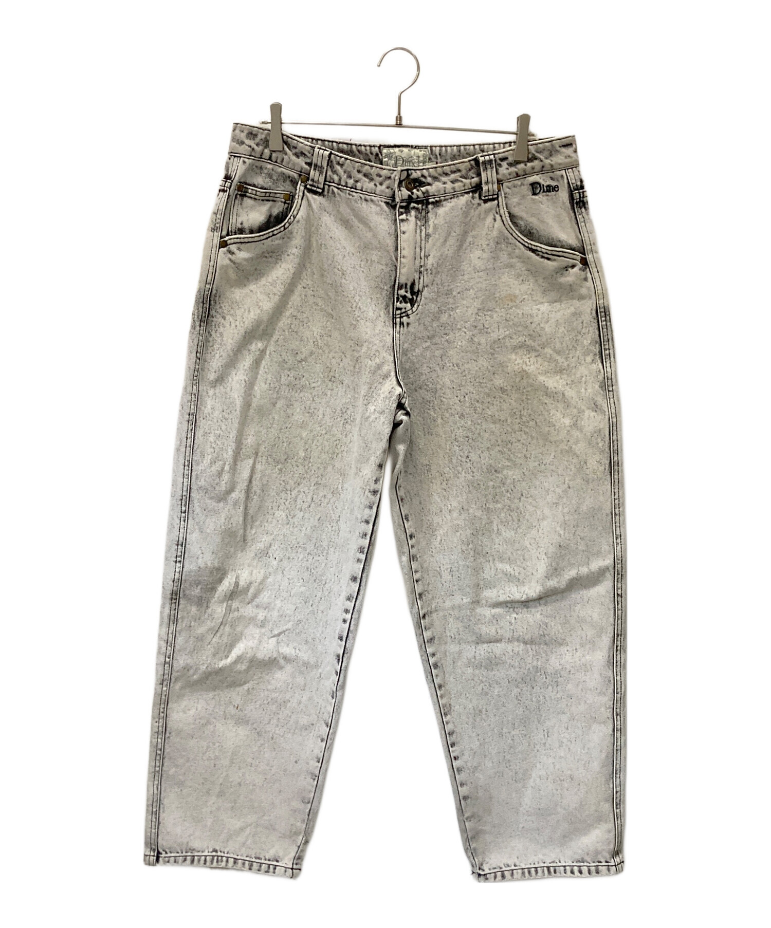 Dime デニム　サイズL 廃盤レア 中古・古着通販】Dime (ダイム) デニムパンツ グレー サイズ:L