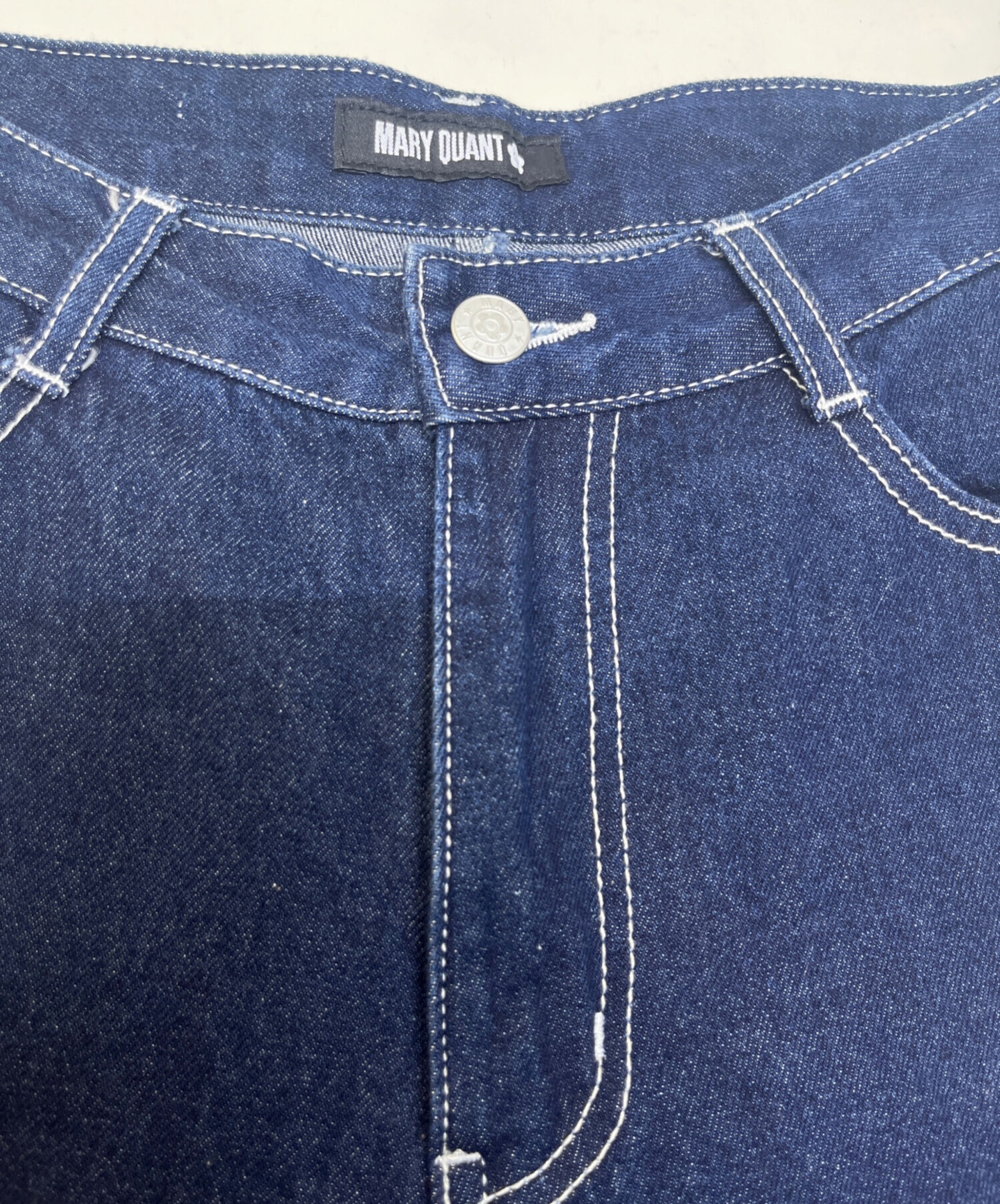 中古・古着通販】MARY QUANT (マリークヮント) デニムパンツ ネイビー