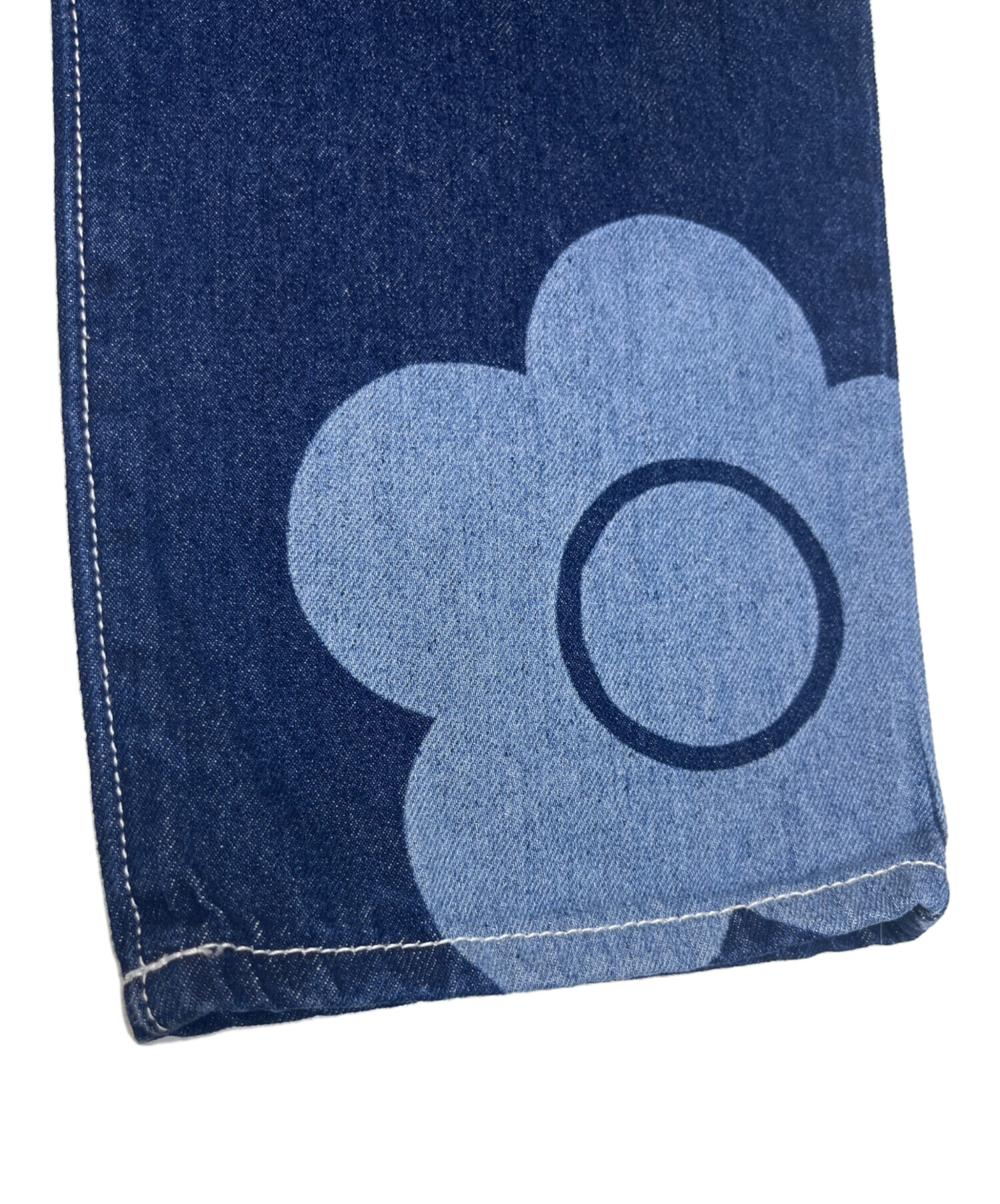 中古・古着通販】MARY QUANT (マリークヮント) デニムパンツ ネイビー
