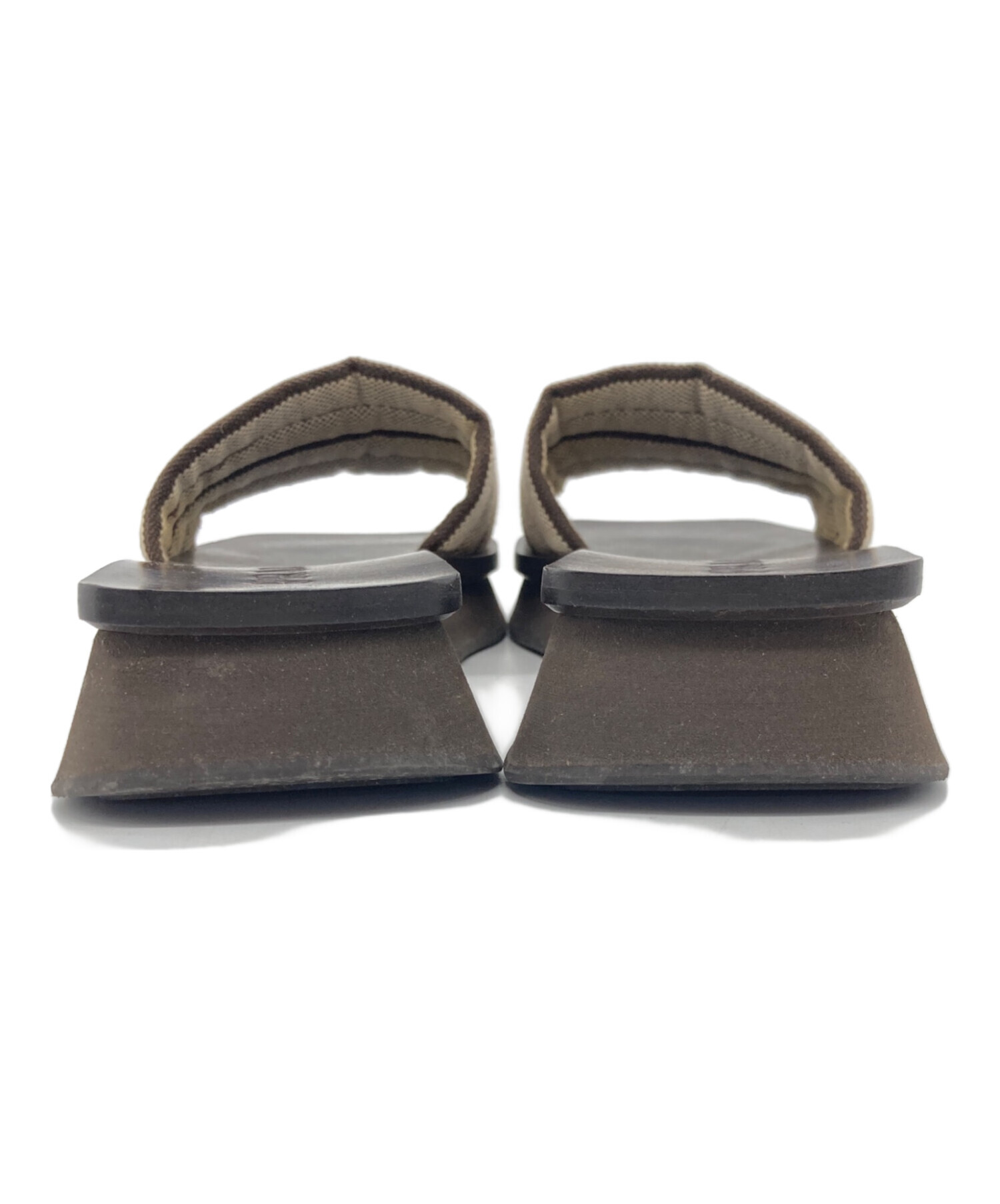 A*a様 PRADA サンダル マルチカラー 39.5サイズ 中古・古着通販】PRADA (プラダ) サンダル ダークブラウン×ベージュ