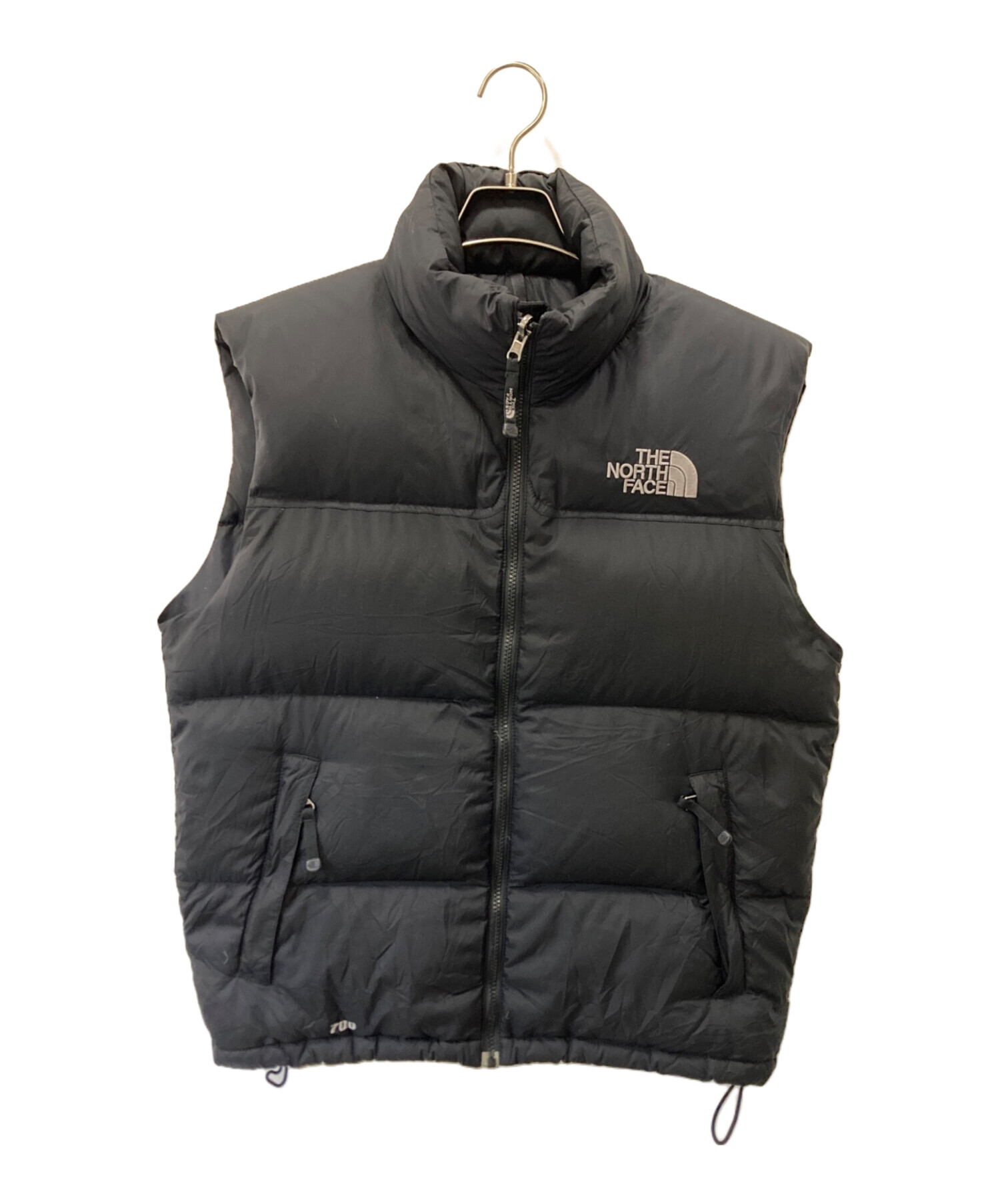 ノースフェイス ヌプシベスト USED 黒 M 中古・古着通販】THE NORTH FACE (ザ ノース フェイス) ヌプシダウン