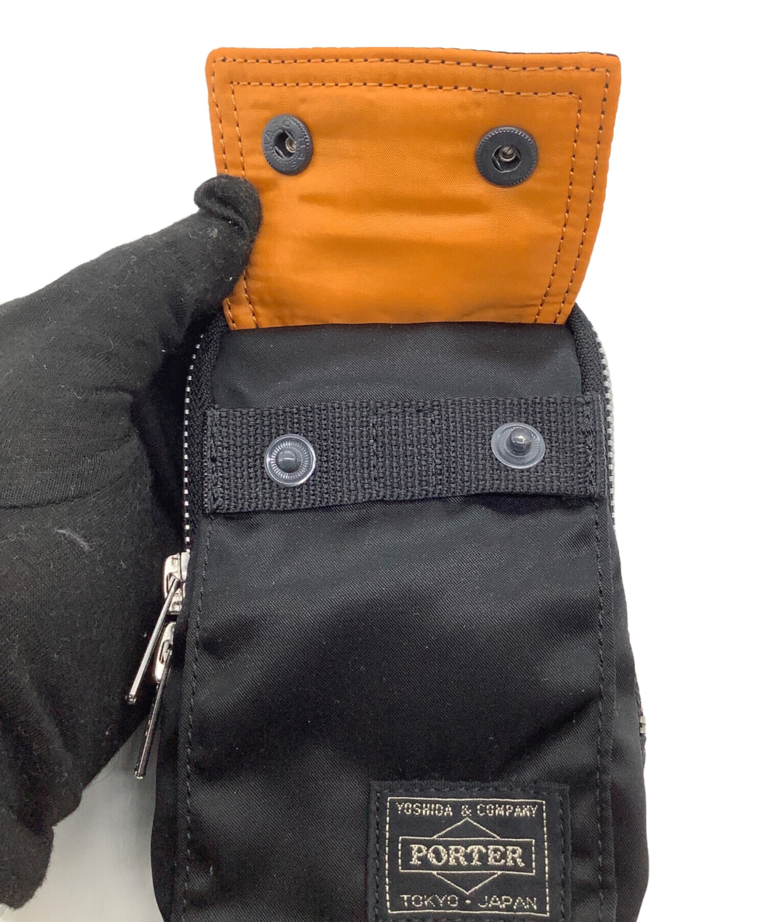 中古・古着通販】PORTER (ポーター) タンカー モバイルポーチ ブラック