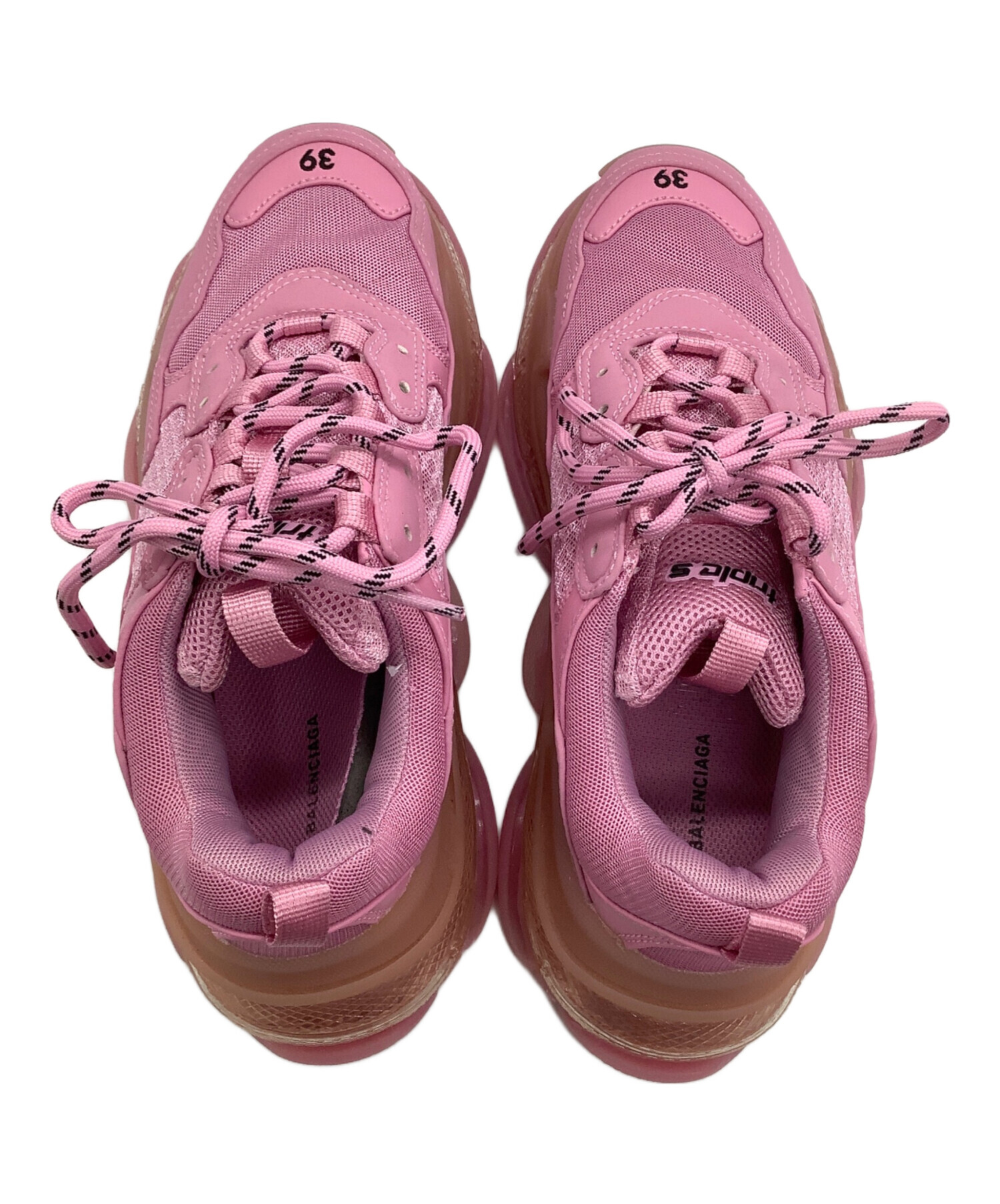 中古・古着通販】BALENCIAGA (バレンシアガ) スニーカー ピンク サイズ 