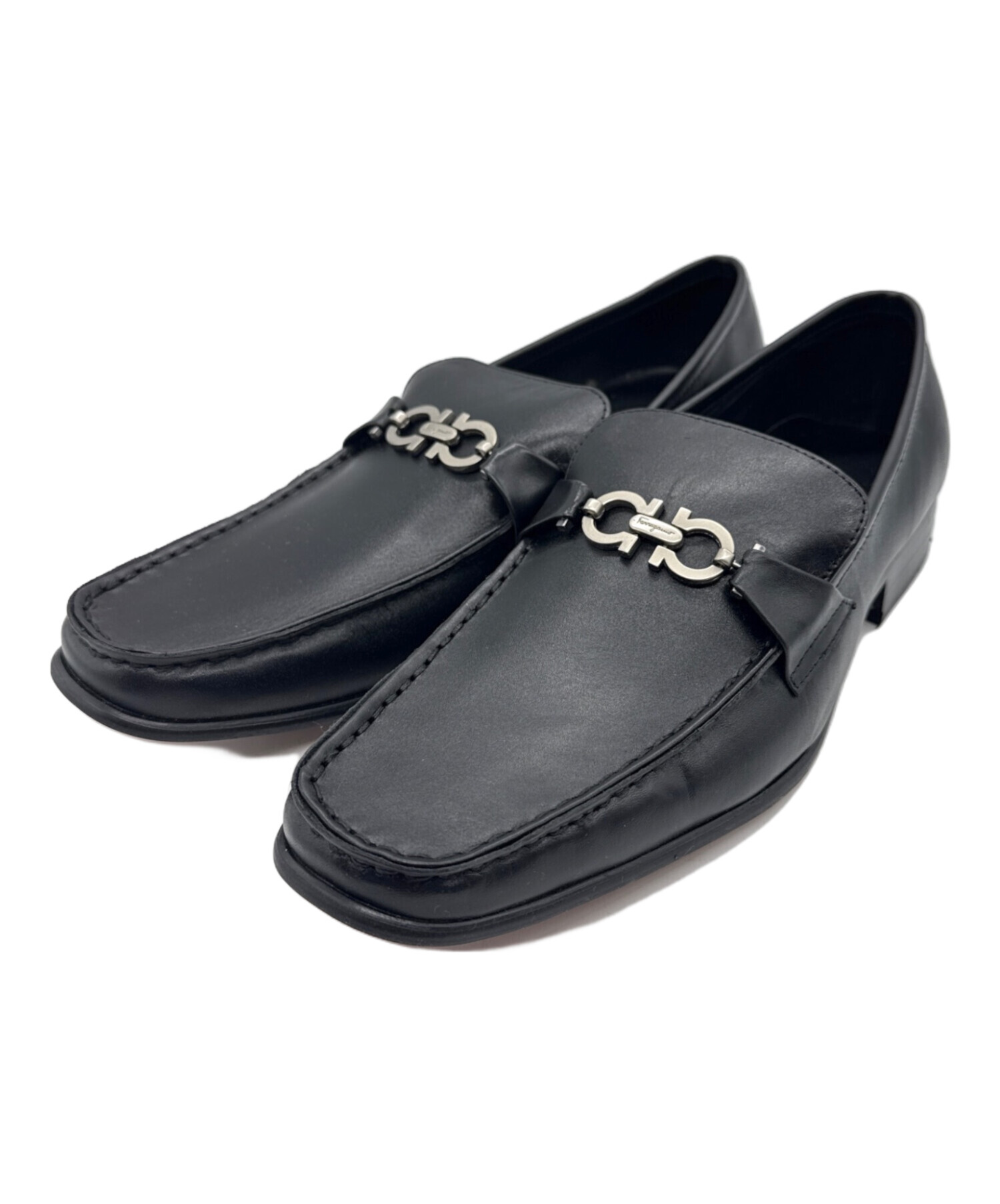 卸値 Salvatore Ferragamo フェラガモ ビットローファー PAGODA 牛革