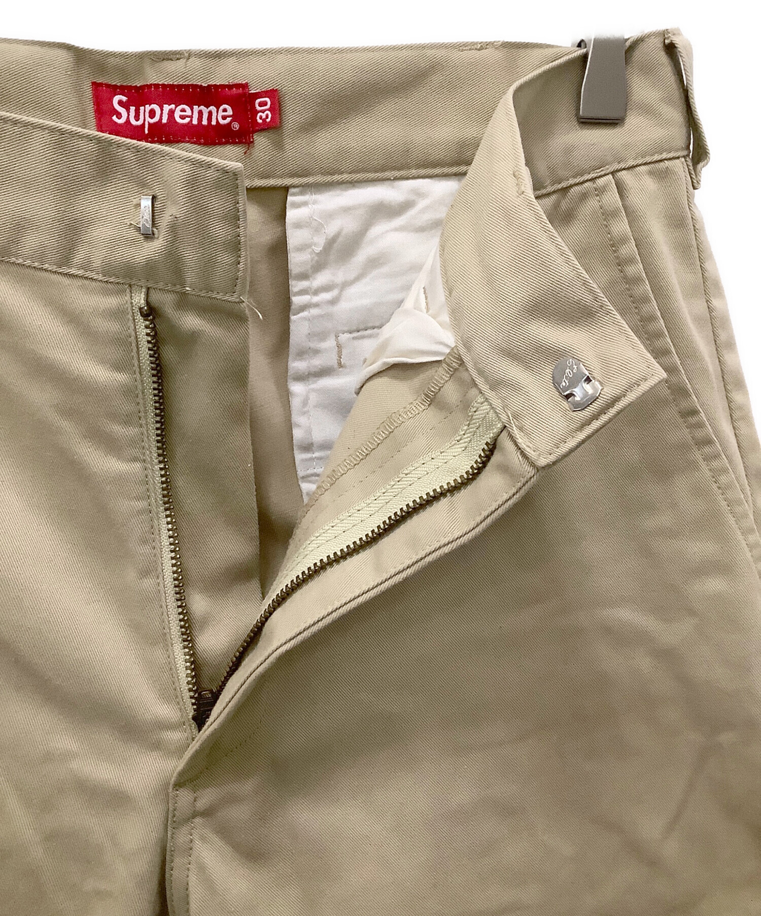Supreme ペイズリー チノパン ベージュ 中古・古着通販】SUPREME (シュプリーム) チノパン ベージュ サイズ:30