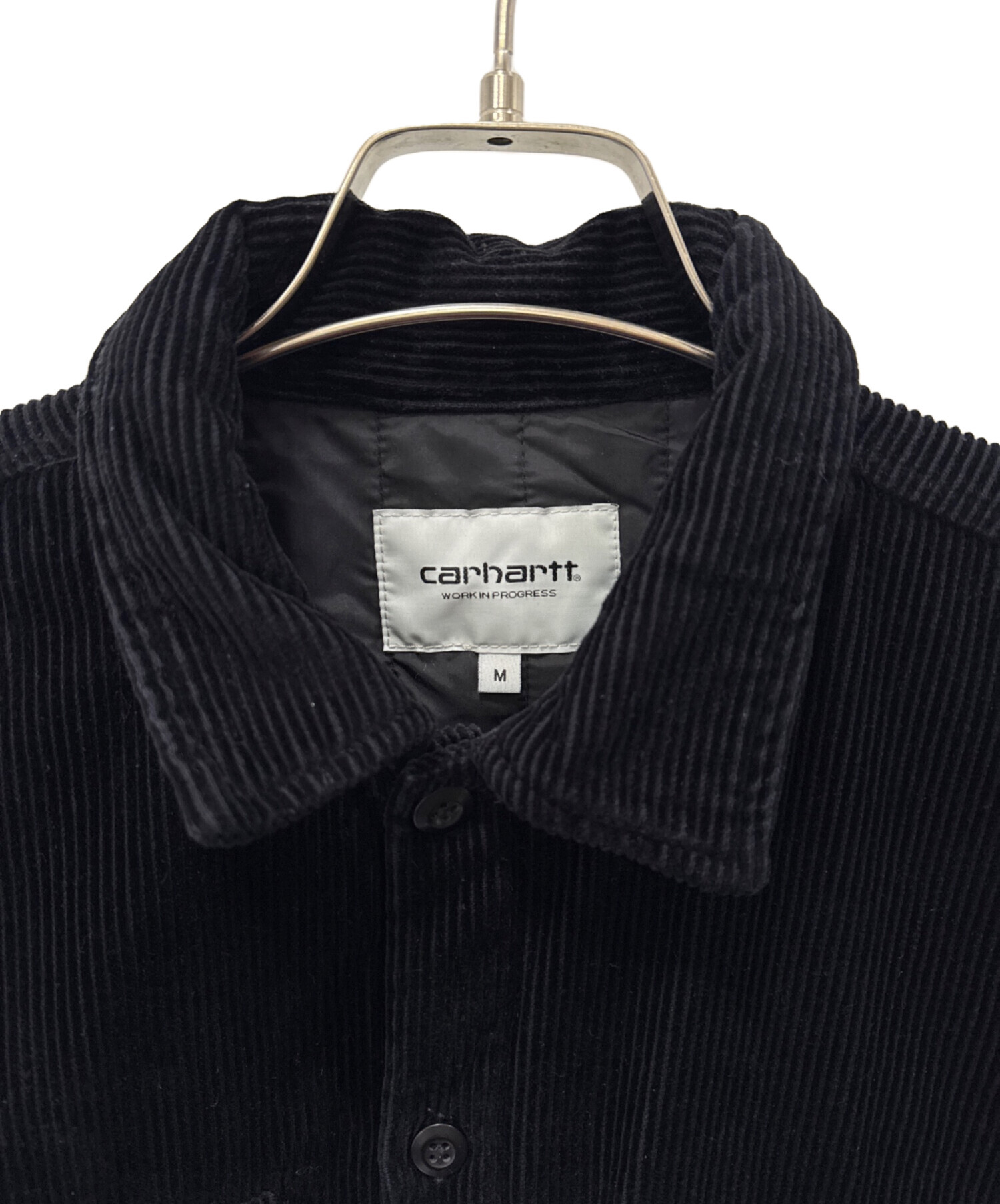 石*ろ様 Carhartt コーデュロイジャケット ブラック 中古・古着通販】CarHartt (カーハート) コーデュロイジャケット