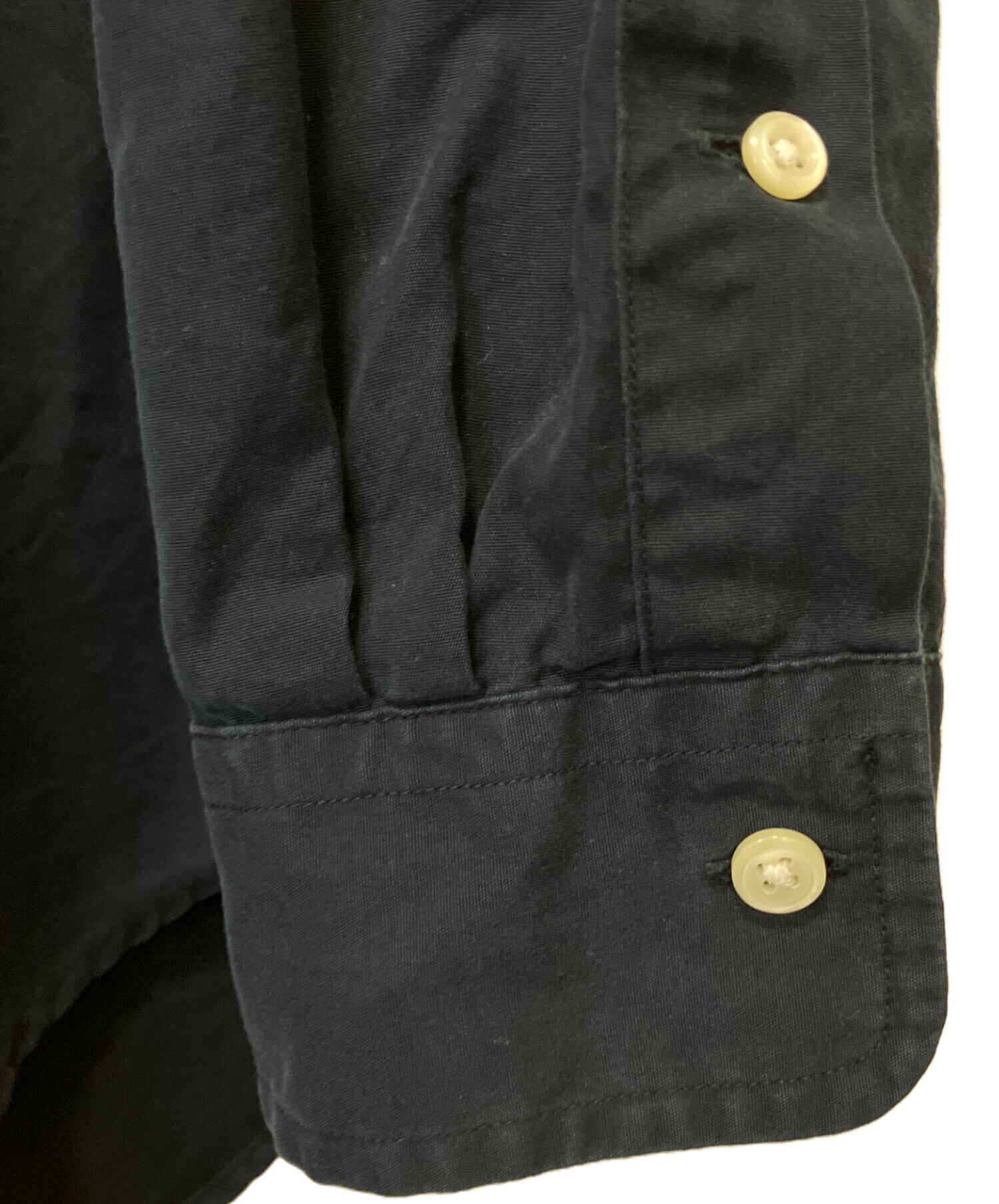 中古・古着通販】RALPH LAUREN (ラルフローレン) 長袖シャツ ブラック