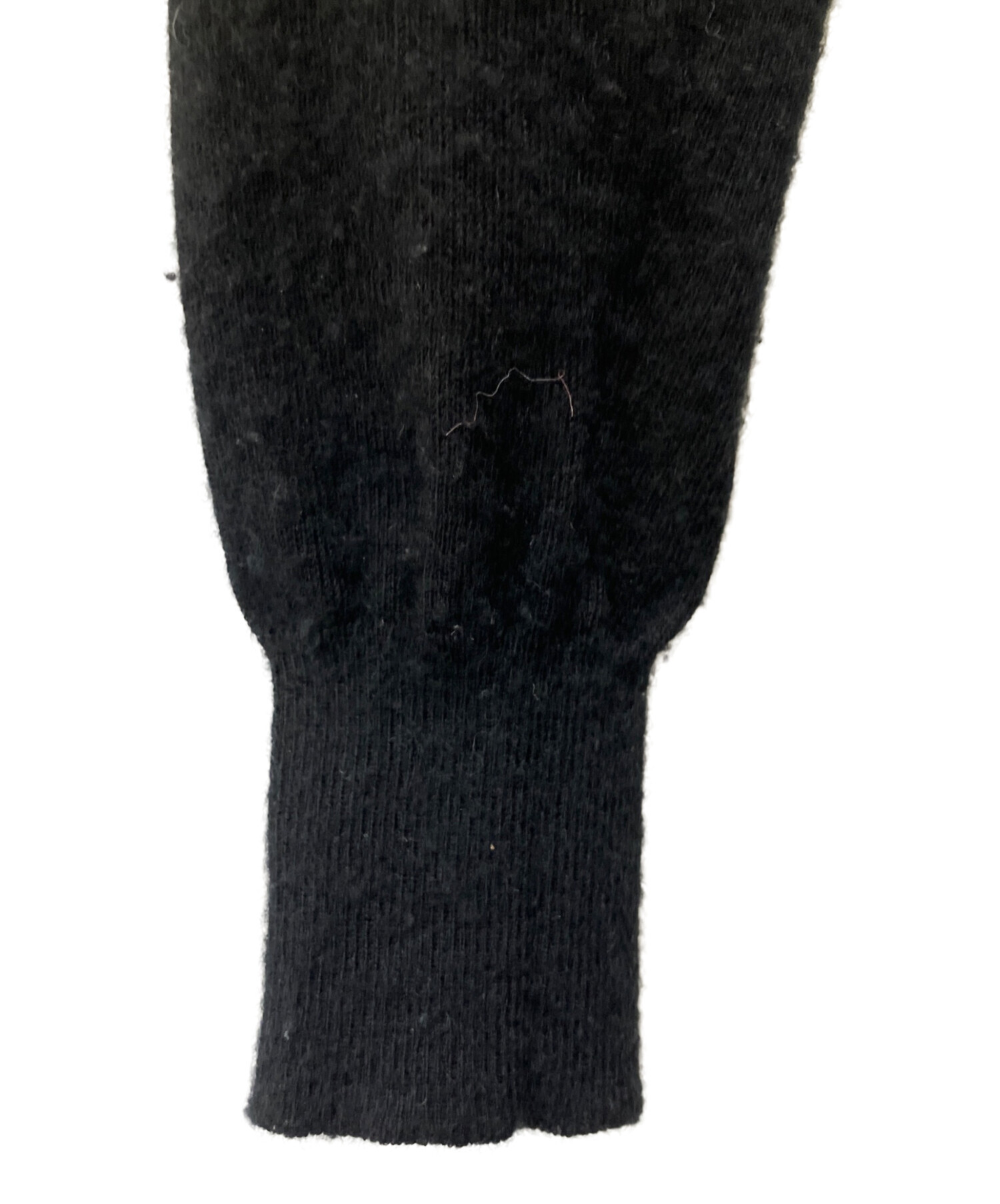 中古・古着通販】BALENCIAGA (バレンシアガ) 薄手ニット ブラック