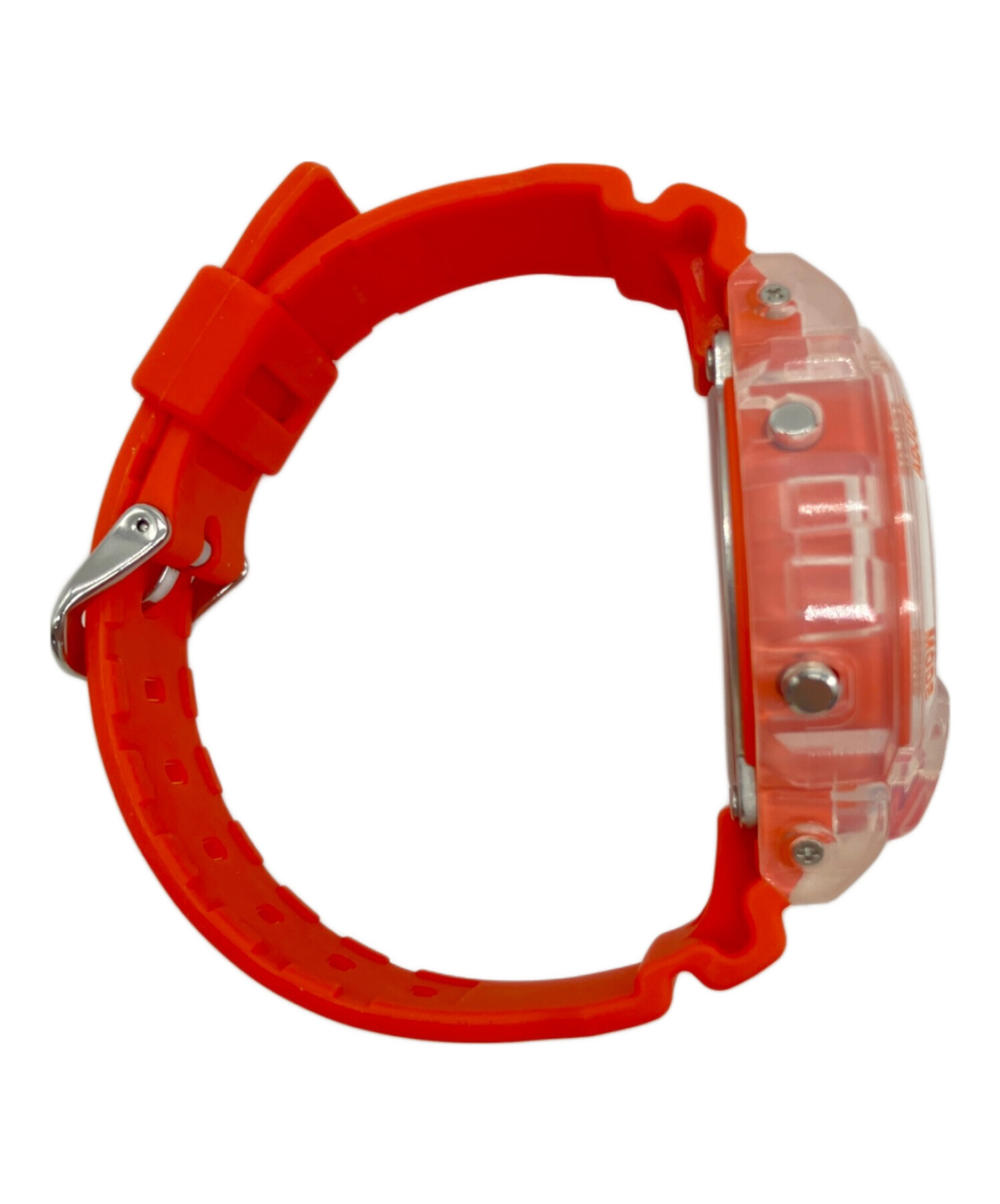 中古・古着通販】CASIO (カシオ) デジタルウォッチ オレンジ｜ブランド 