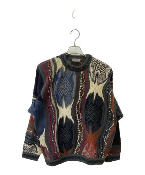 中古・古着通販】Coogi (クージー) 厚手ニット マルチカラー サイズ:S