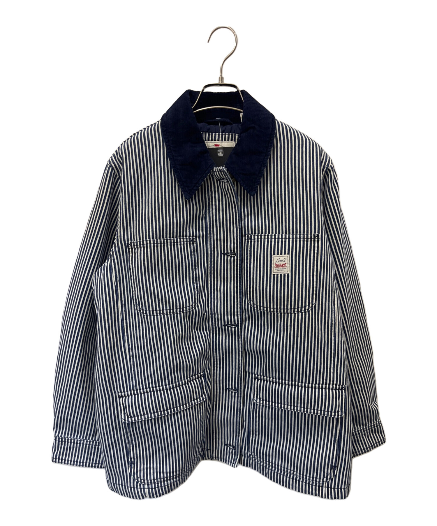 ハ*ラ様 昭和 Ebisuya Kyoto スリーピース ストライプ ヴィンテー 中古・古着通販】LEVI'S (リーバイス) ストライプジャケット ホワイト