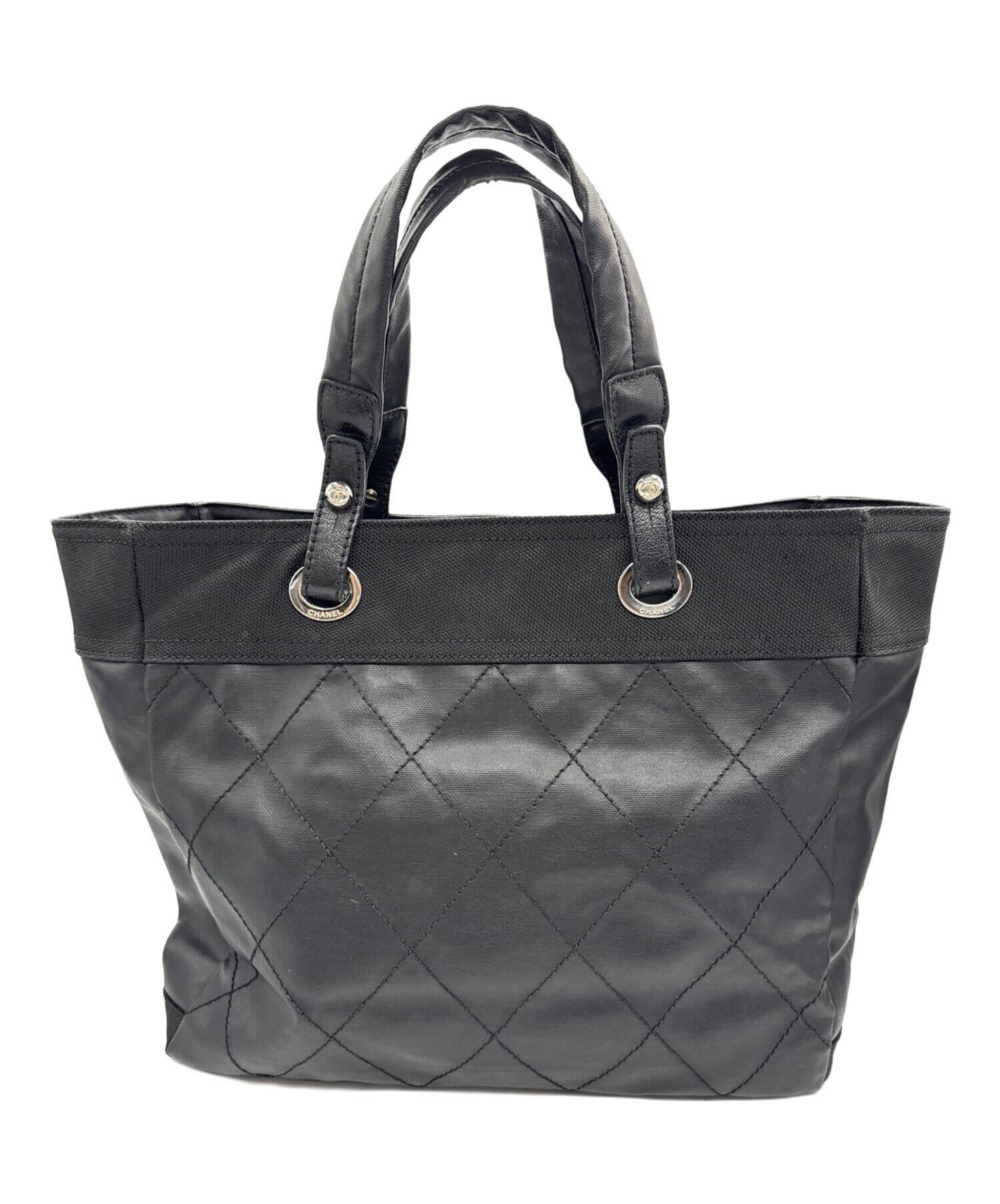 中古・古着通販】CHANEL (シャネル) トートバッグ ブラック｜ブランド