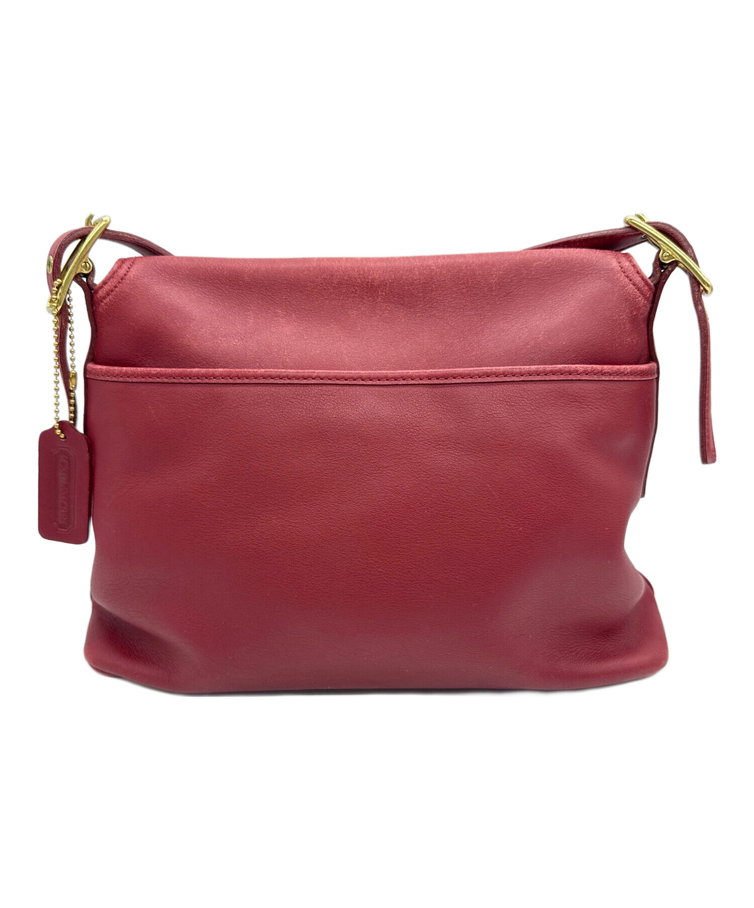 中古・古着通販】COACH (コーチ) ショルダーバッグ レッド｜ブランド 
