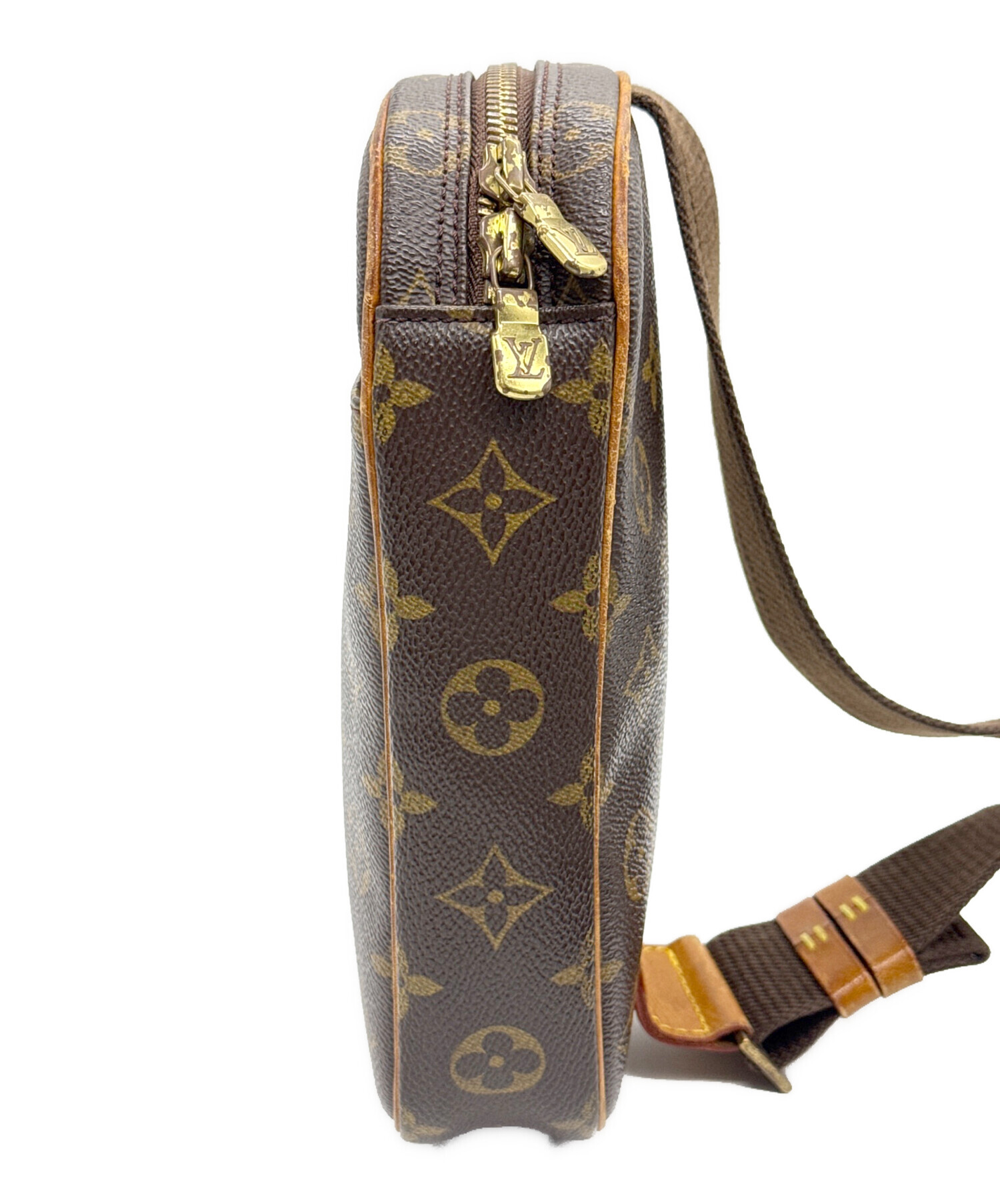 ★廃盤★ルイヴィトン モノグラム ポシェット ガンジュ LOUIS VUITTON 中古・古着通販】LOUIS VUITTON (ルイ ヴィトン) ポシェットガンジュ