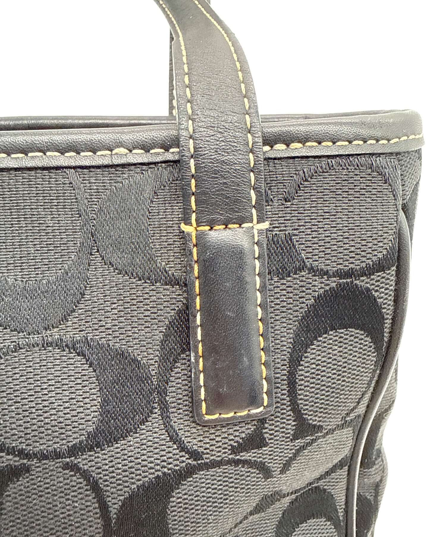 中古・古着通販】COACH (コーチ) ハンドバッグ ブラック｜ブランド