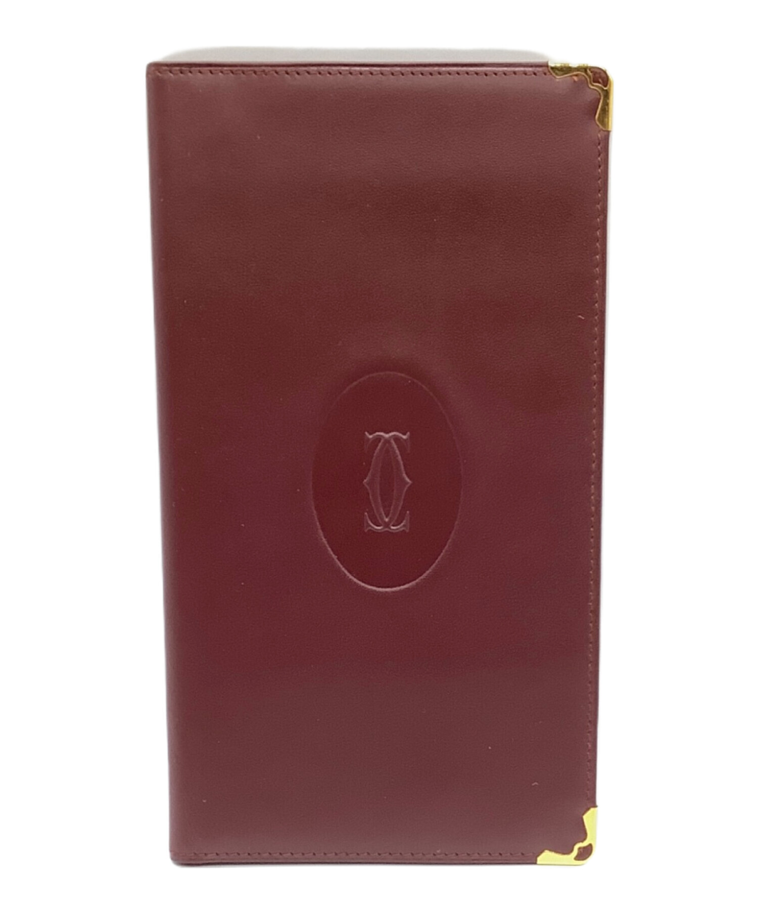 中古・古着通販】Cartier (カルティエ) 札入れ ボルドー｜ブランド