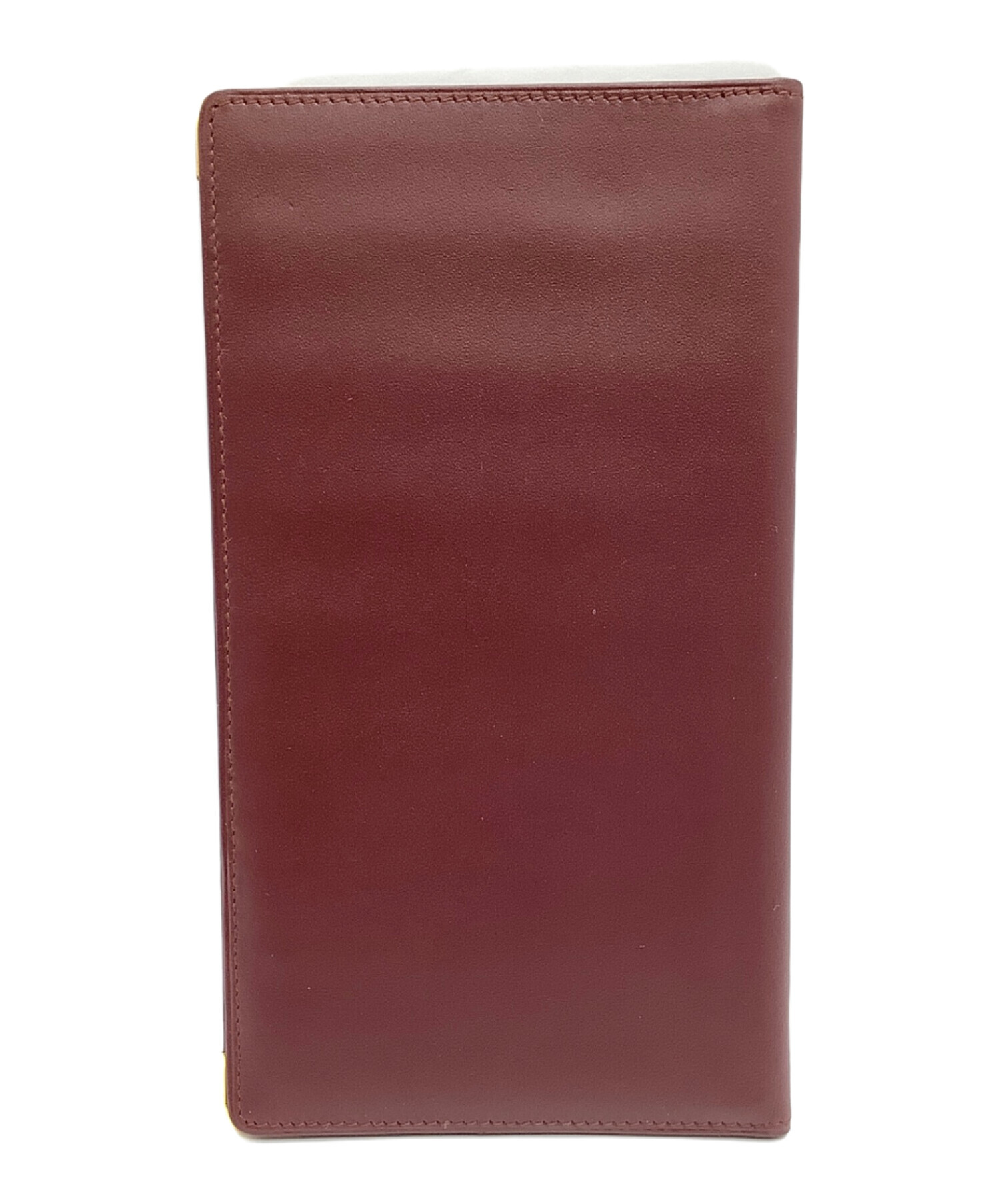 中古・古着通販】Cartier (カルティエ) 札入れ ボルドー｜ブランド