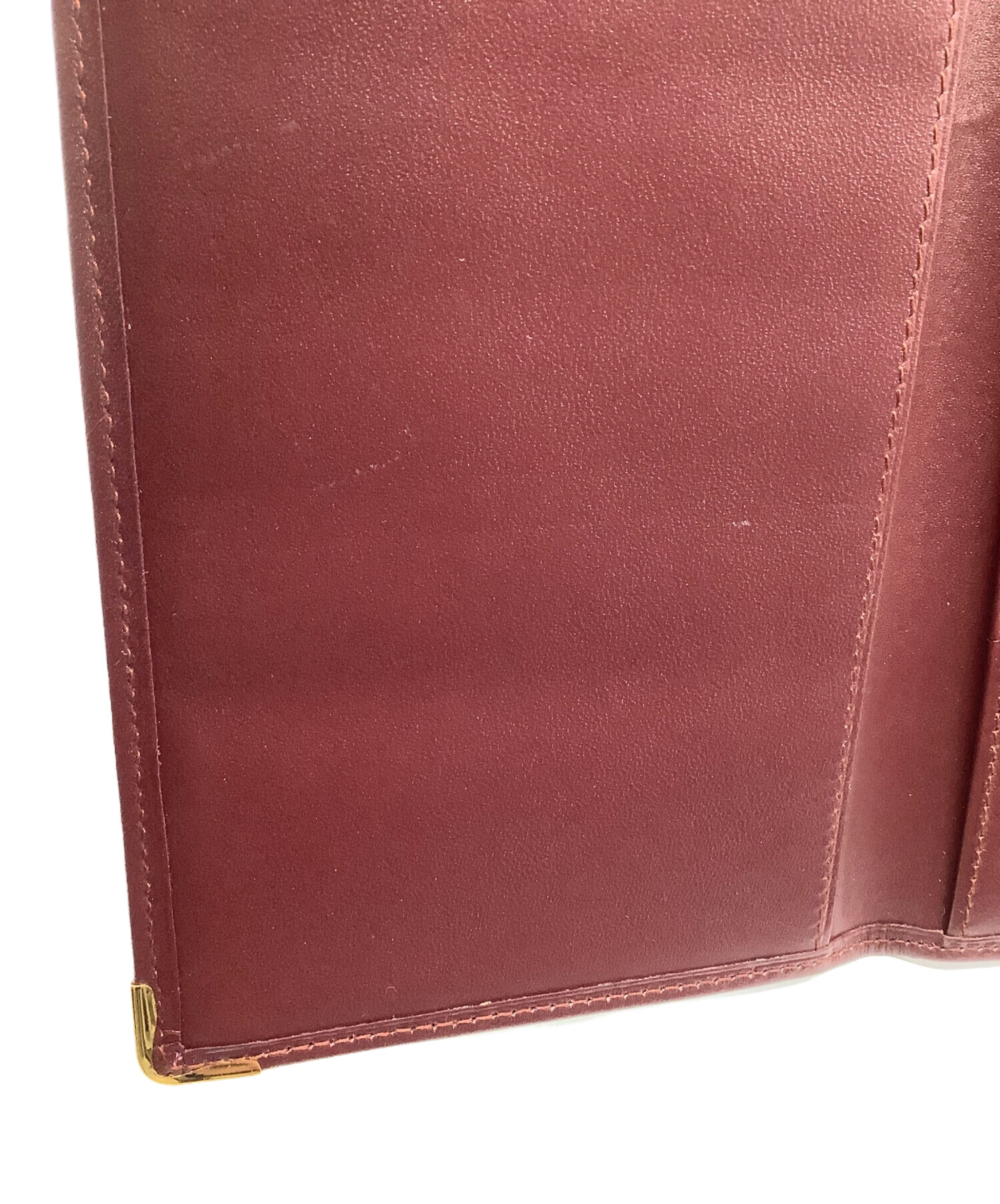 中古・古着通販】Cartier (カルティエ) 札入れ ボルドー｜ブランド