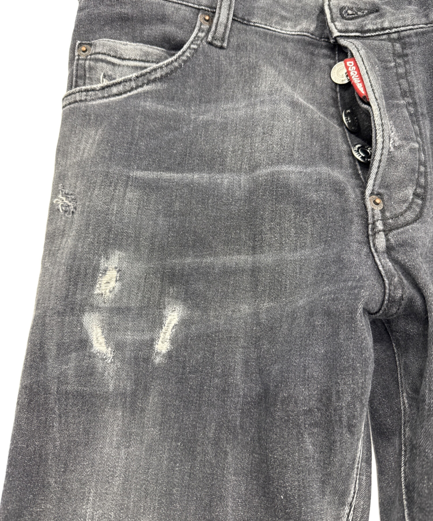 中古・古着通販】DSQUARED2 (ディースクエアード) デニムパンツ グレー