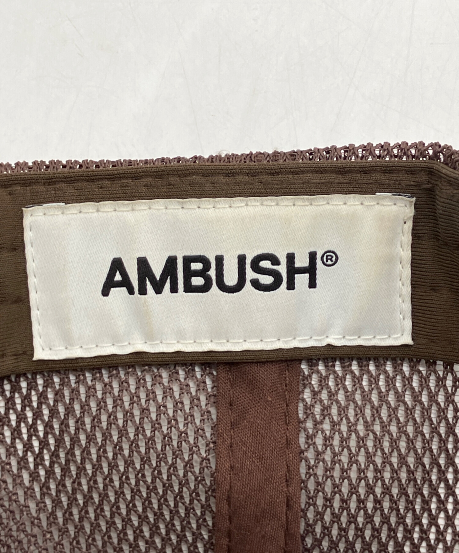 中古・古着通販】AMBUSH (アンブッシュ) メッシュキャップ ブラウン