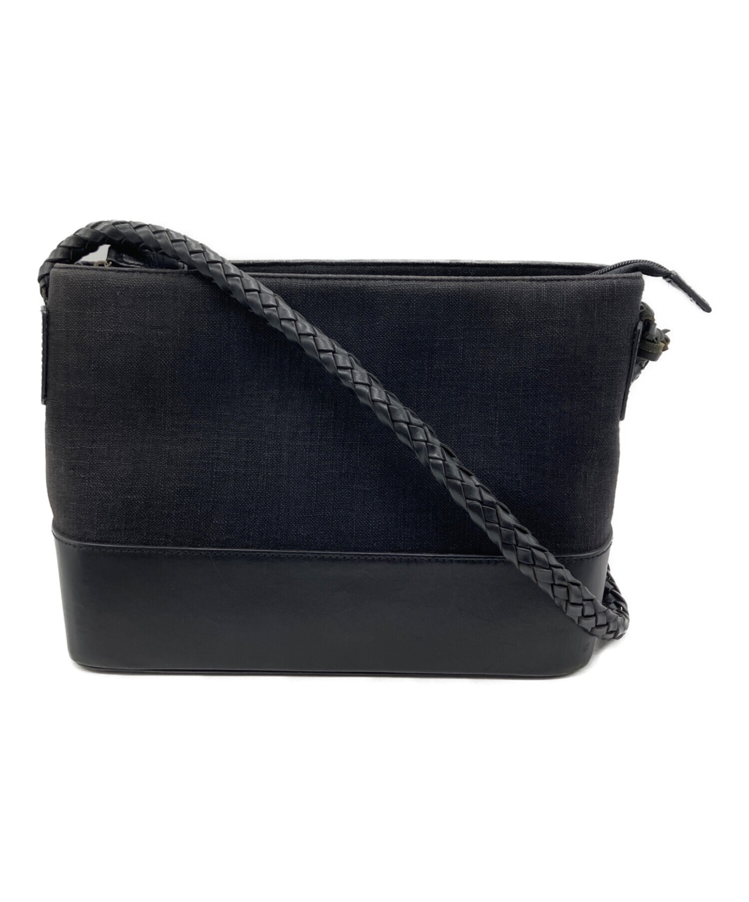 LAUREN RALPH LAUREN かごバッグ ショルダー 黒 中古・古着通販】LAUREN RALPH LAUREN (ローレン ラルフ ローレン