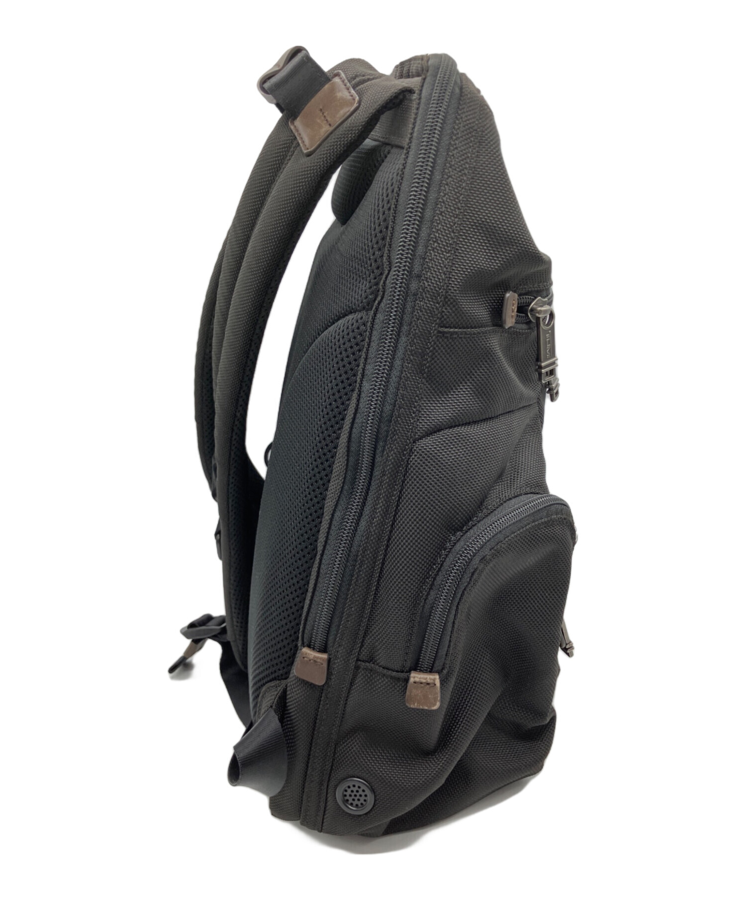 中古・古着通販】TUMI (トゥミ) リュック ブラック×ブラウン｜ブランド