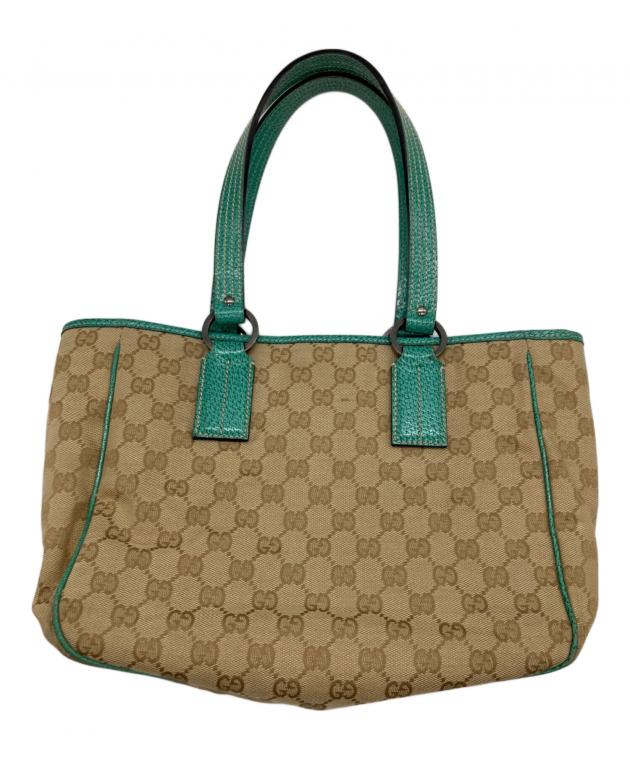 中古・古着通販】GUCCI (グッチ) GGキャンバストートバッグ ベージュ