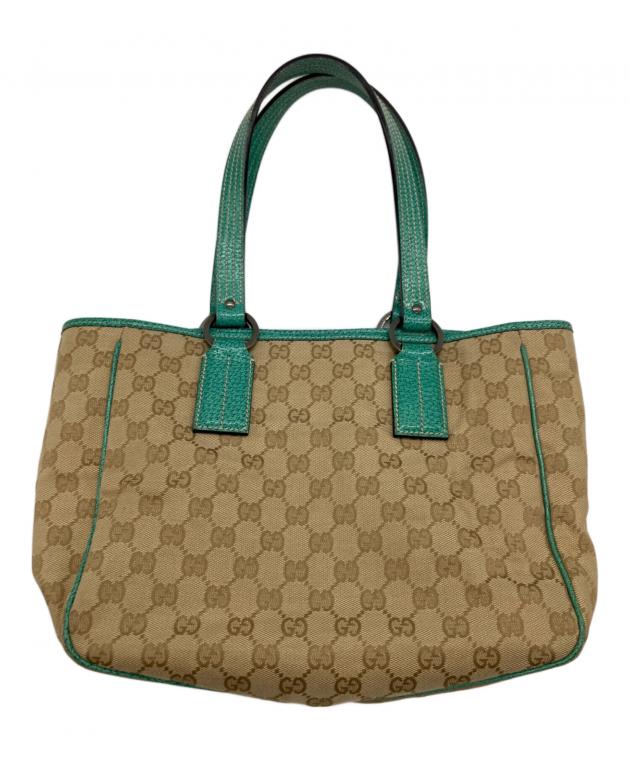 中古・古着通販】GUCCI (グッチ) GGキャンバストートバッグ ベージュ