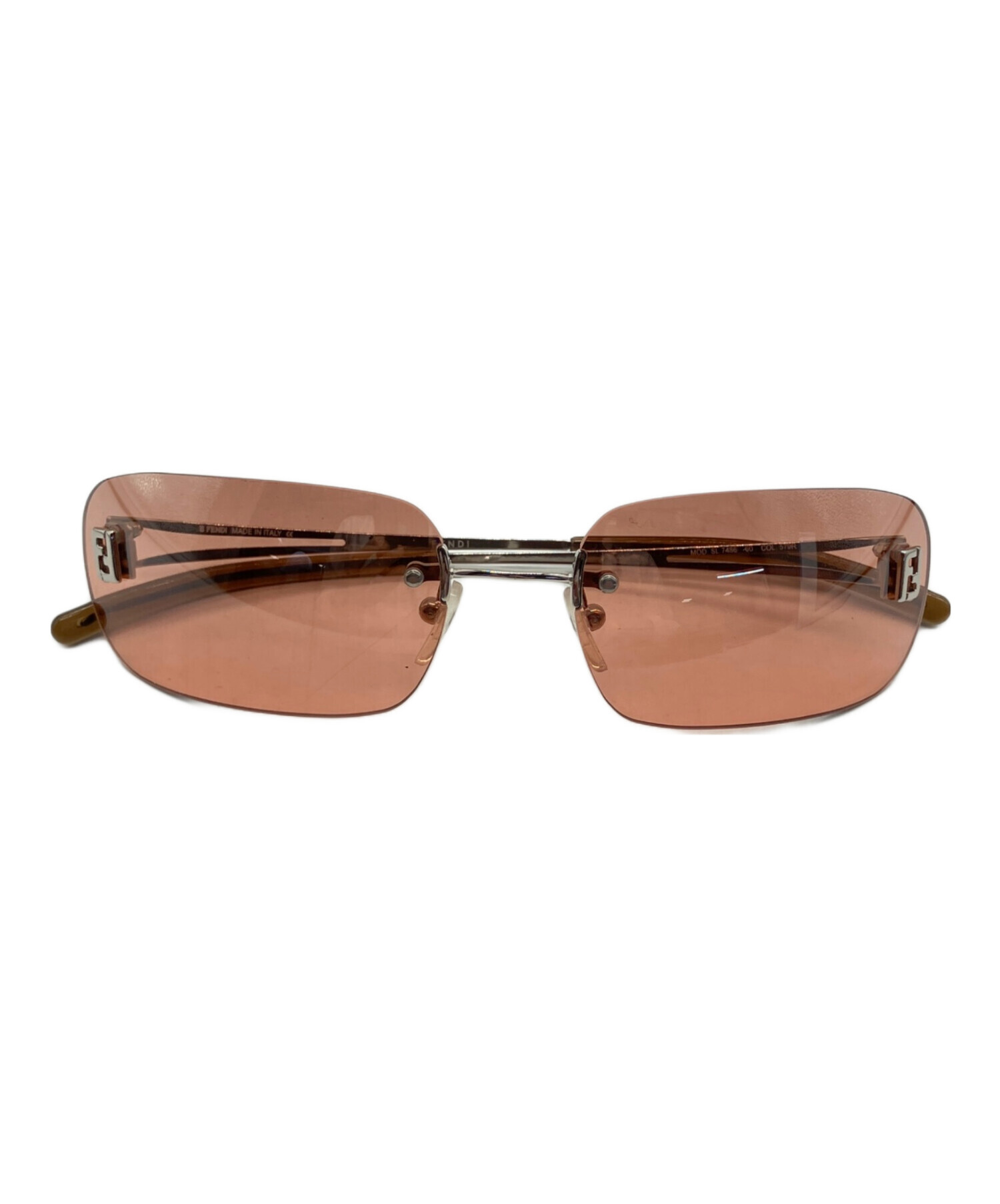 【美品・正規店購入】FENDI フェンディ　サングラス　レディース 中古・古着通販】FENDI (フェンディ) サングラス リムレス レンズ