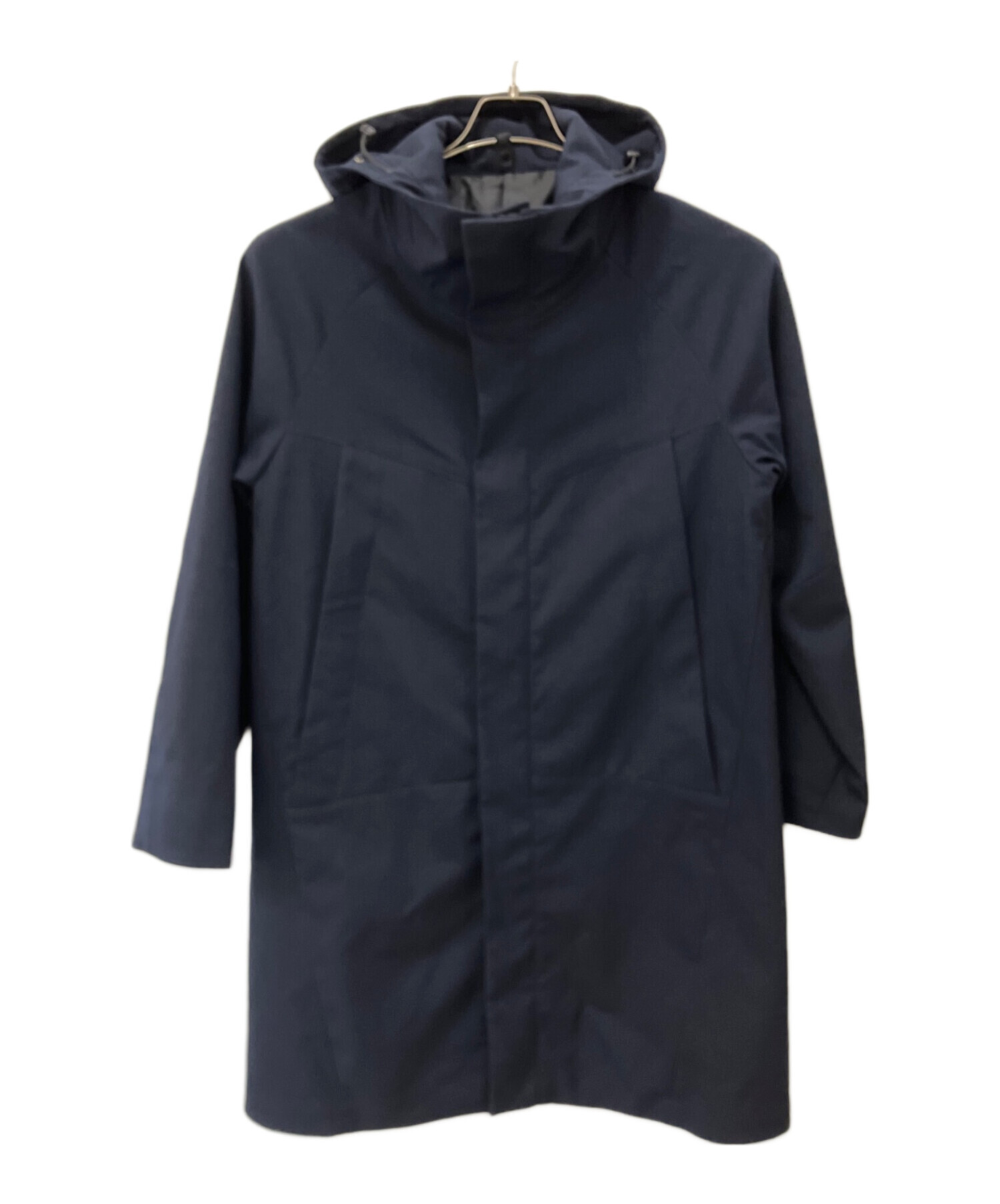 【未使用品】TAKEO KIKUCHI フード付コートL ネイビー 中古・古着通販】TAKEO KIKUCHI (タケオキクチ) 3WAYコート ネイビー