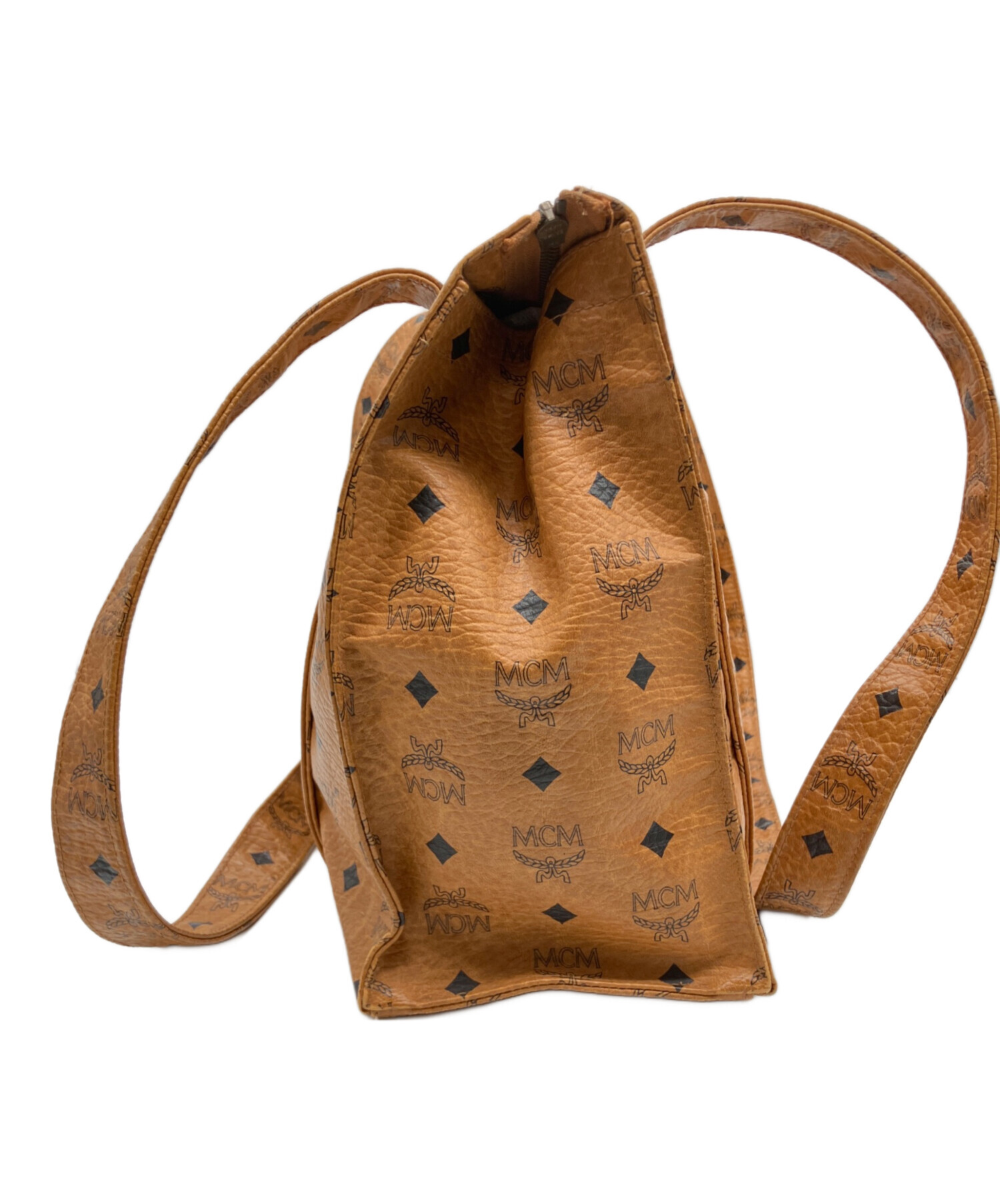 中古・古着通販】MCM (エムシーエム) トートバッグ キャメル｜ブランド