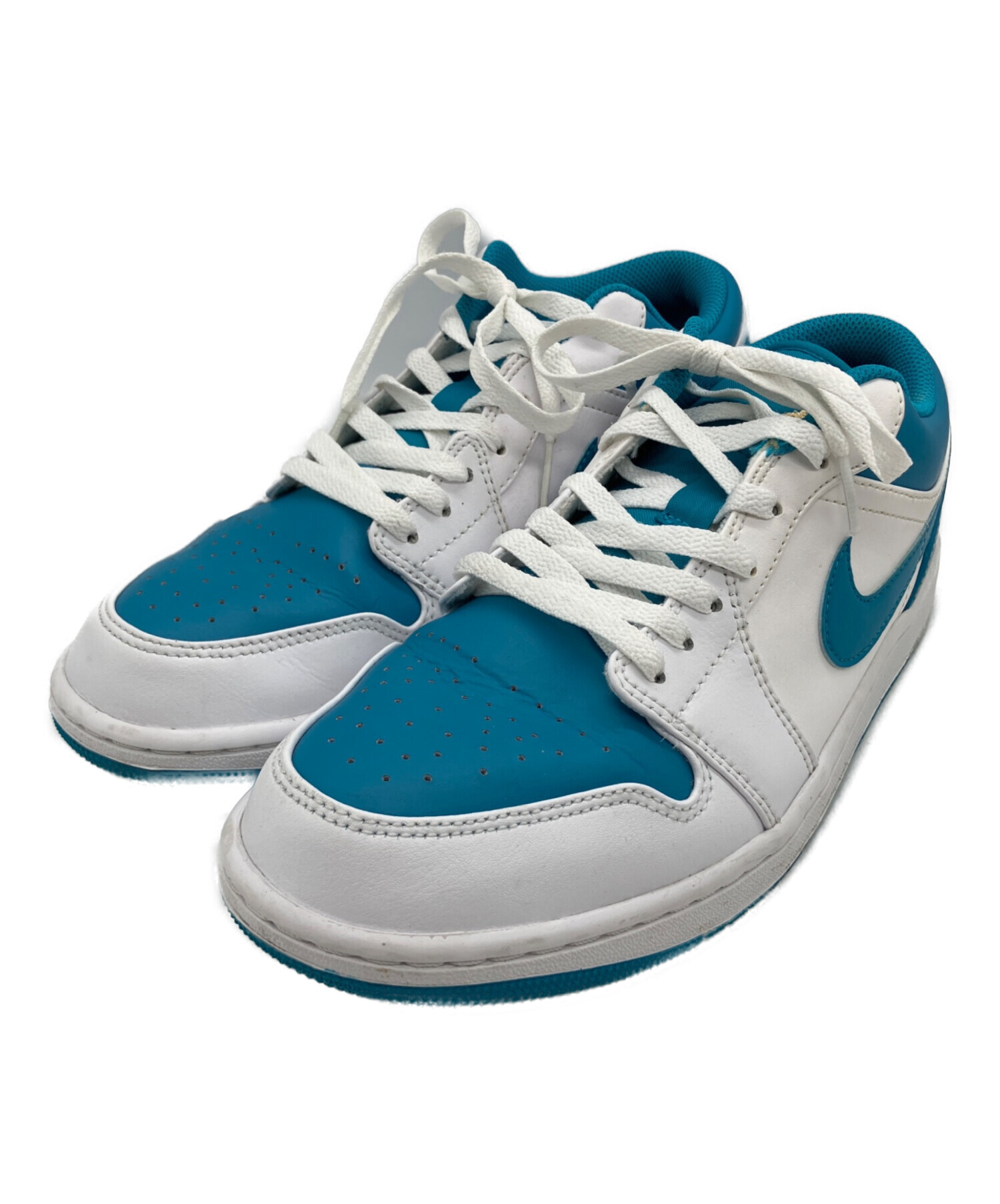 中古・古着通販】NIKE (ナイキ) AIR JORDAN 1 LOW ホワイト×ブルー 