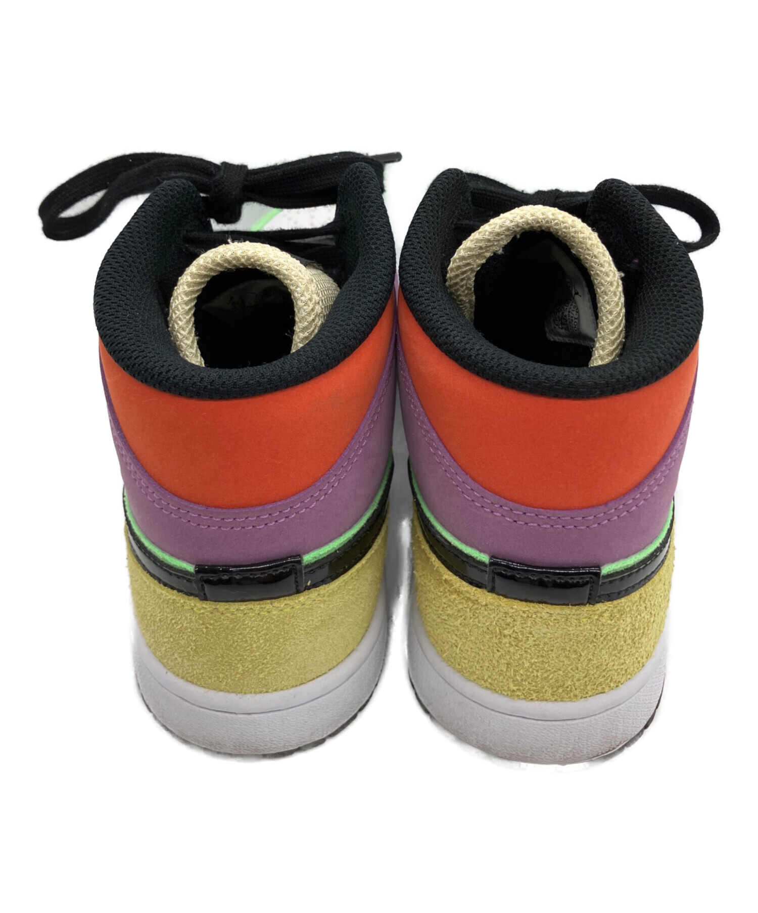 未使用 エアジョーダン MID 25cm 異素材マルチカラー 中古・古着通販】NIKE (ナイキ) AIR JORDAN 1 MID SE マルチカラー