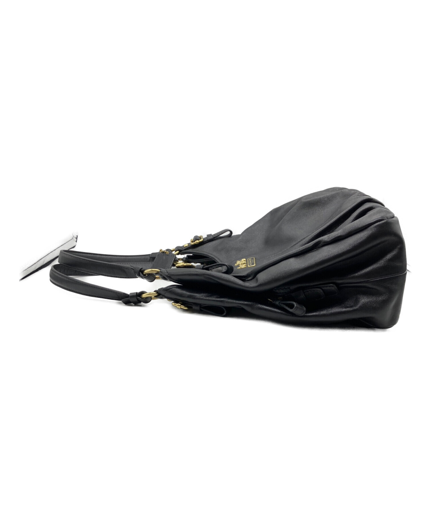 中古・古着通販】COACH (コーチ) ショルダーバッグ ブラック｜ブランド