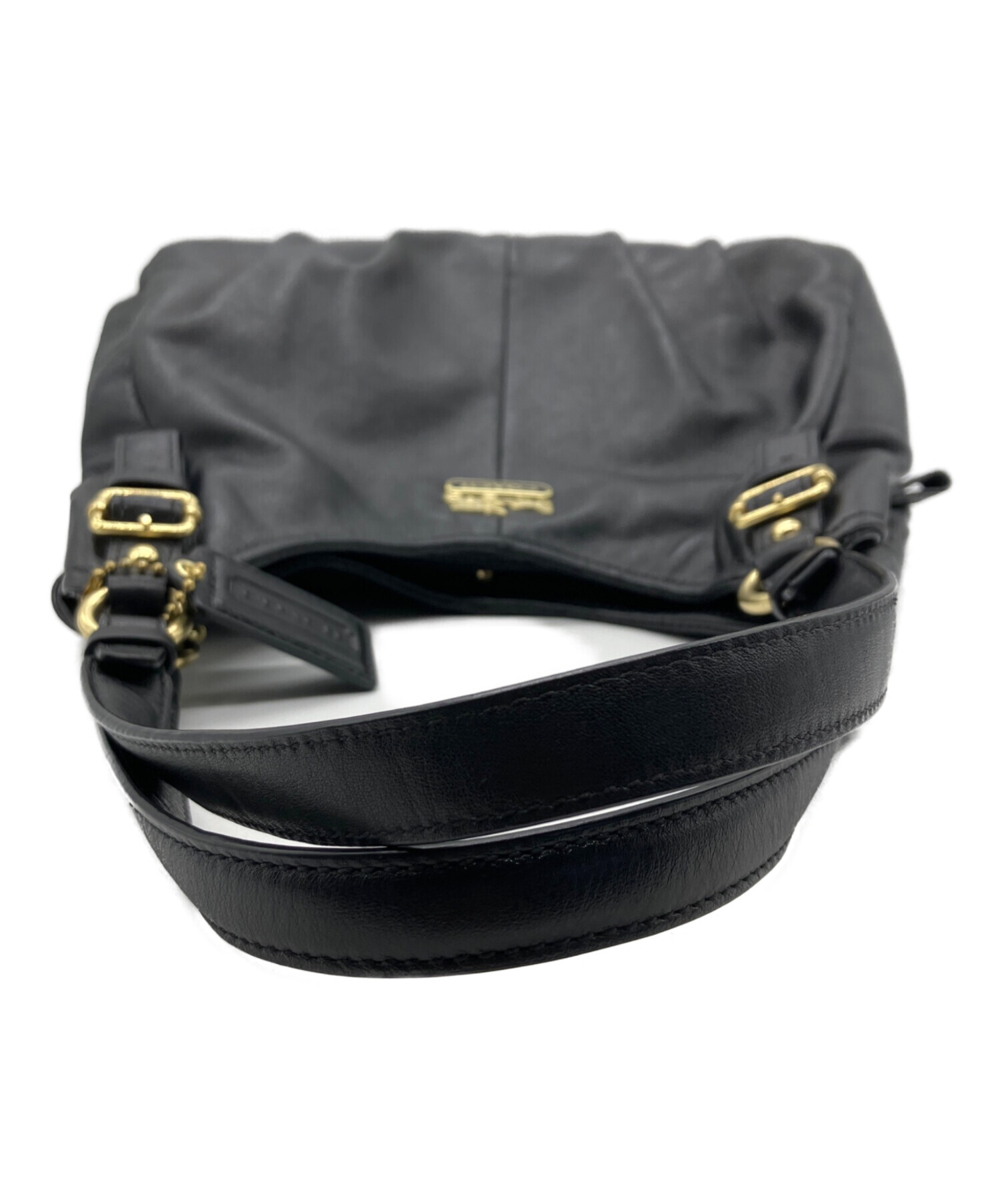 美品　COACH コーチ　ショルダーバッグ　ナイロン　BLK　F71533 中古・古着通販】COACH (コーチ) ショルダーバッグ ブラック｜ブランド