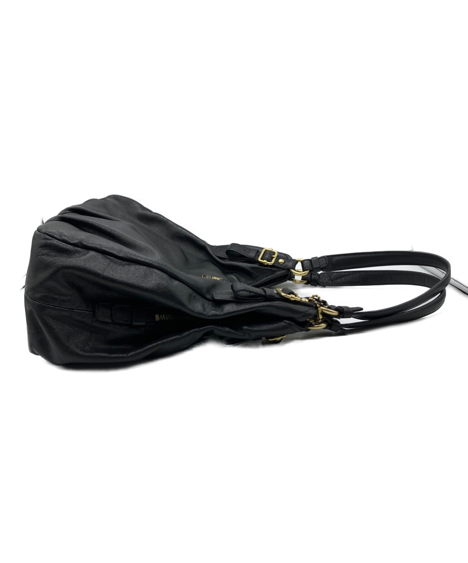 中古・古着通販】COACH (コーチ) ショルダーバッグ ブラック｜ブランド