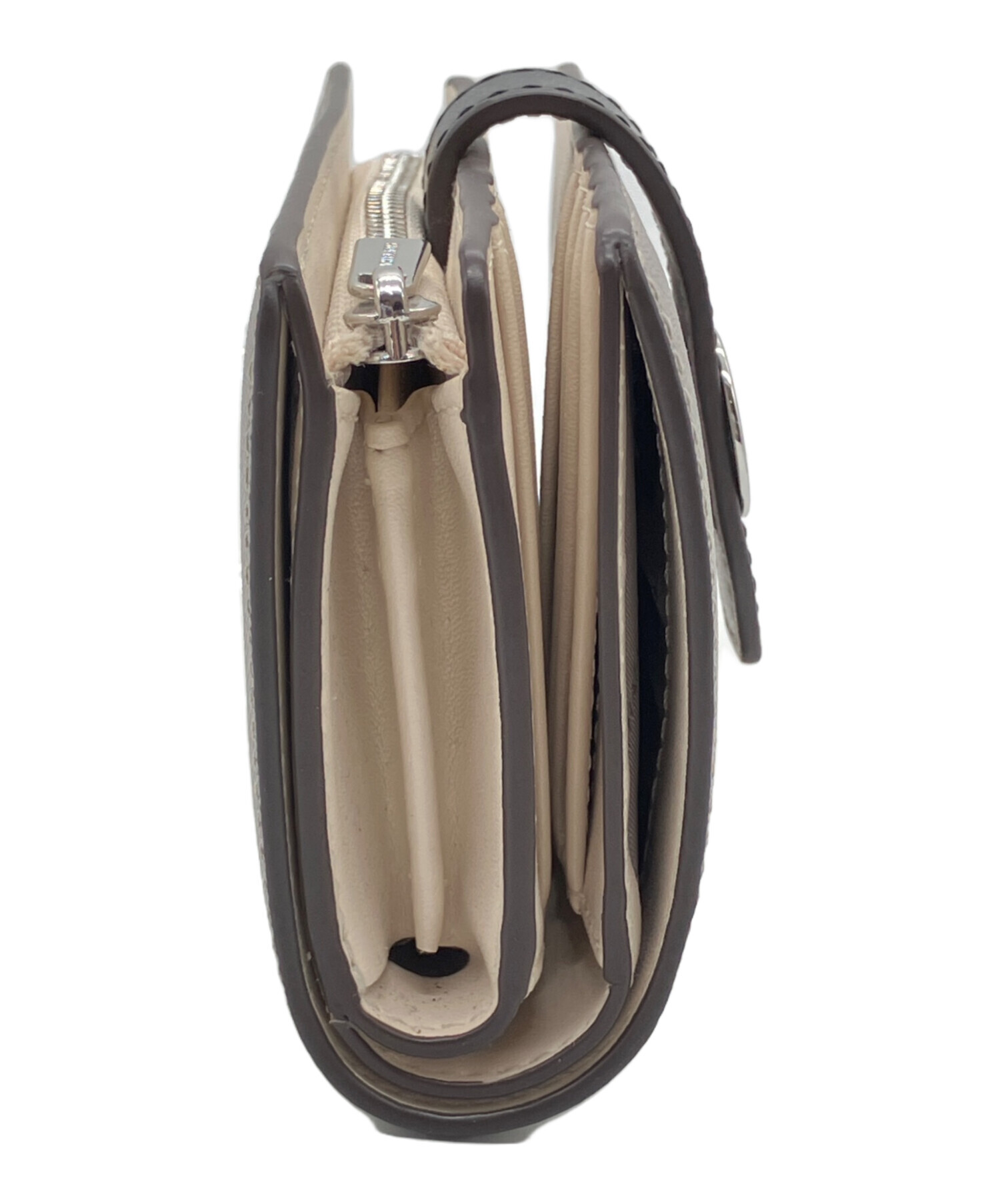 中古・古着通販】MICHAEL KORS (マイケルコース) 2つ折り財布 グレー