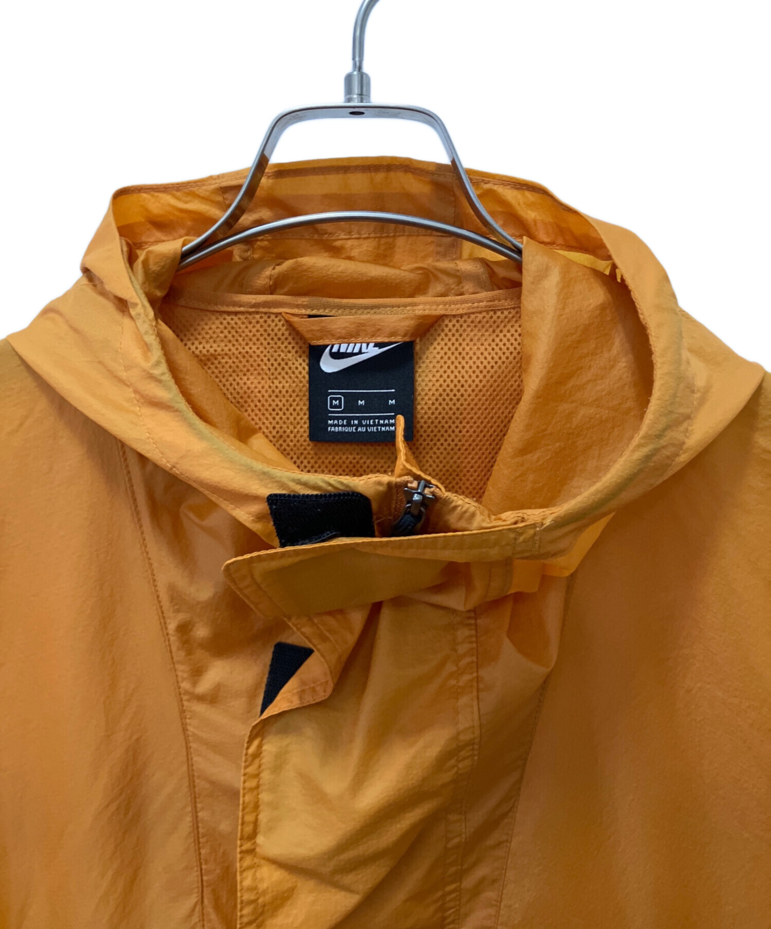 中古・古着通販】NIKE (ナイキ) アノラックパーカー イエロー サイズ:M