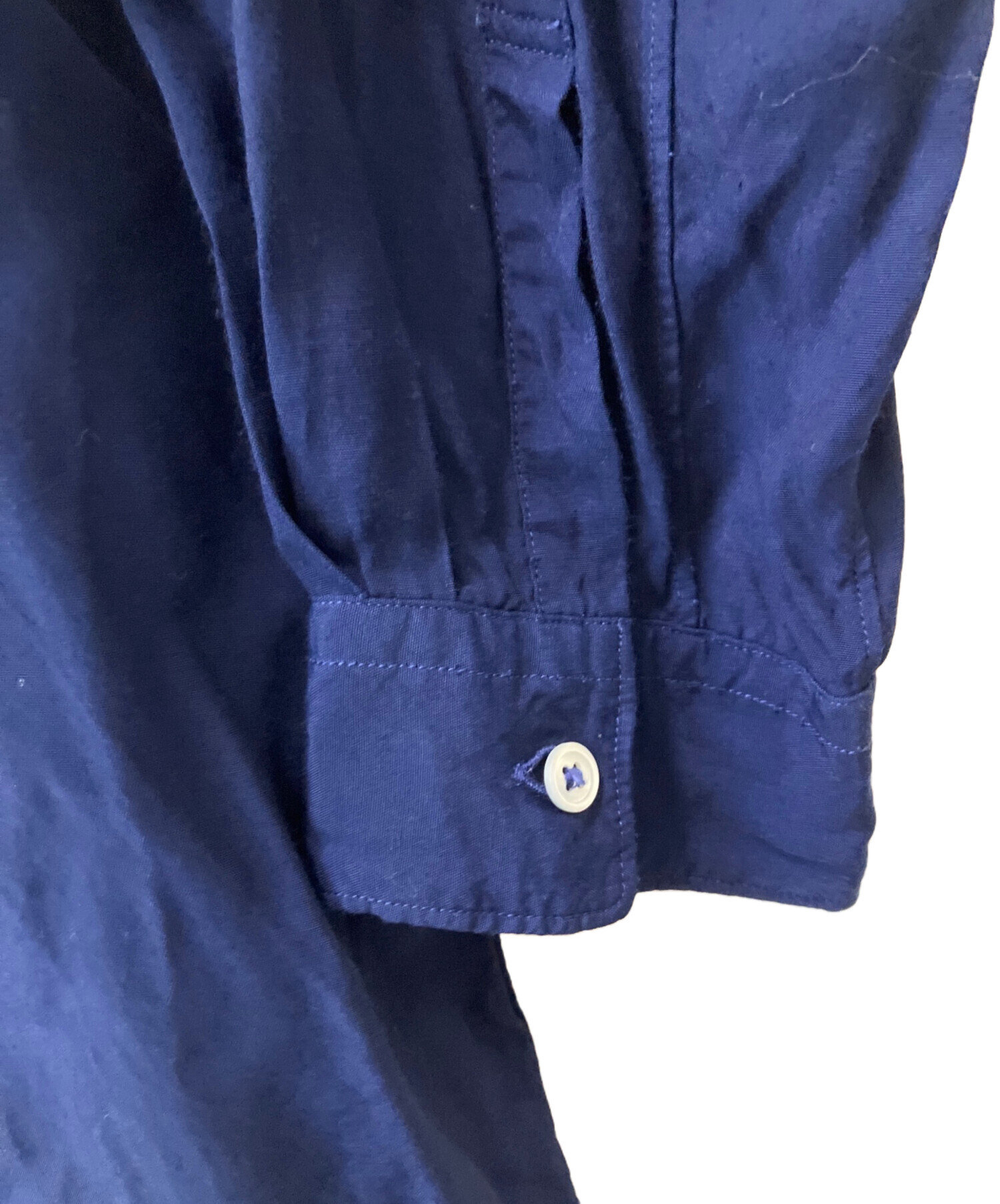 80s コムデギャルソンオムプリュス ワイドシャツ 紺色系 中古・古着通販】COMME des GARCONS HOMME PLUS (コムデギャルソンオム