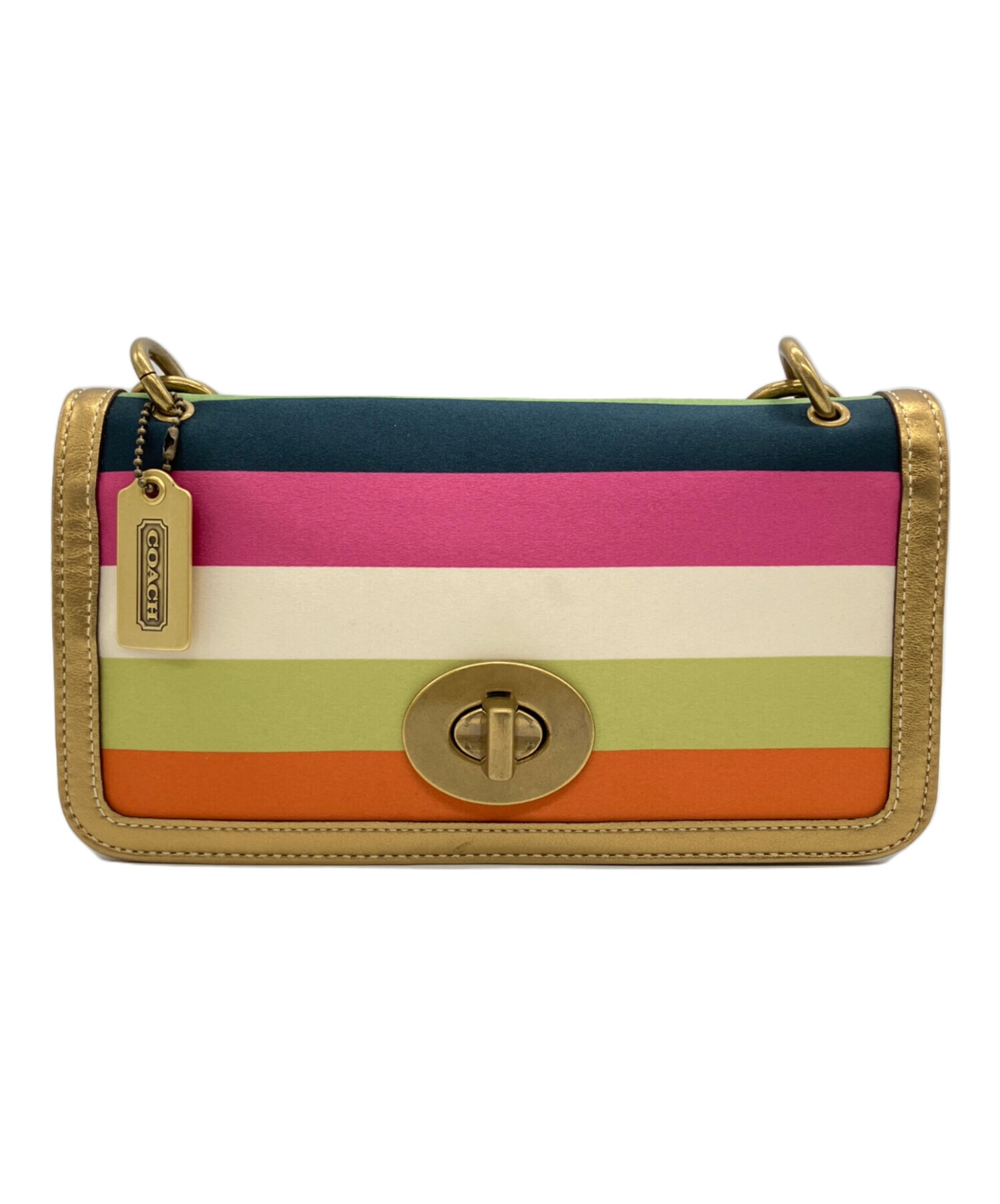新品⭐︎COACH_ No.G1269-21216(マルチカラー) 中古・古着通販】COACH (コーチ) ワンショルダーバッグ マルチカラー